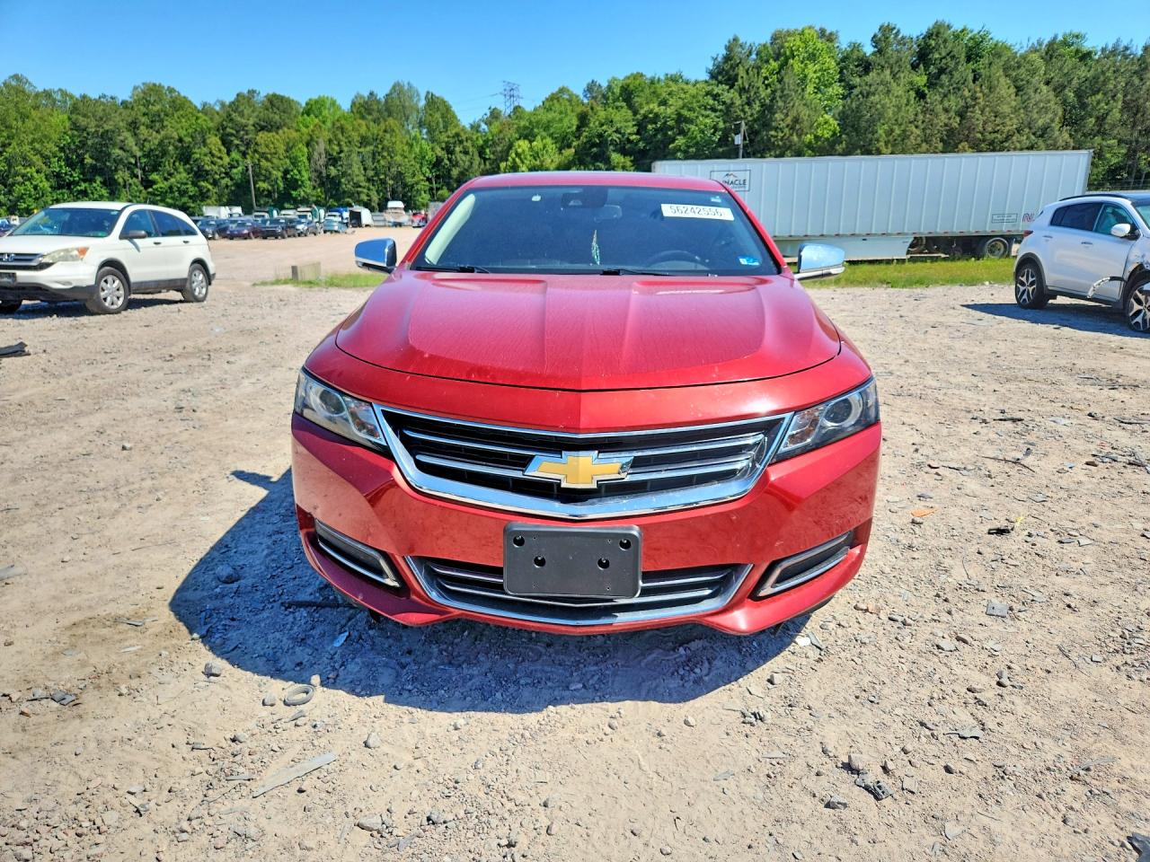 2015 Chevrolet Impala Ltz Red vin: 2G1155SL3F9255419