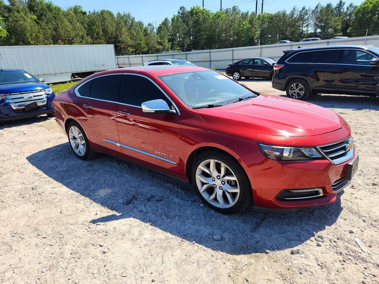 2015 Chevrolet Impala Ltz Red vin: 2G1155SL3F9255419