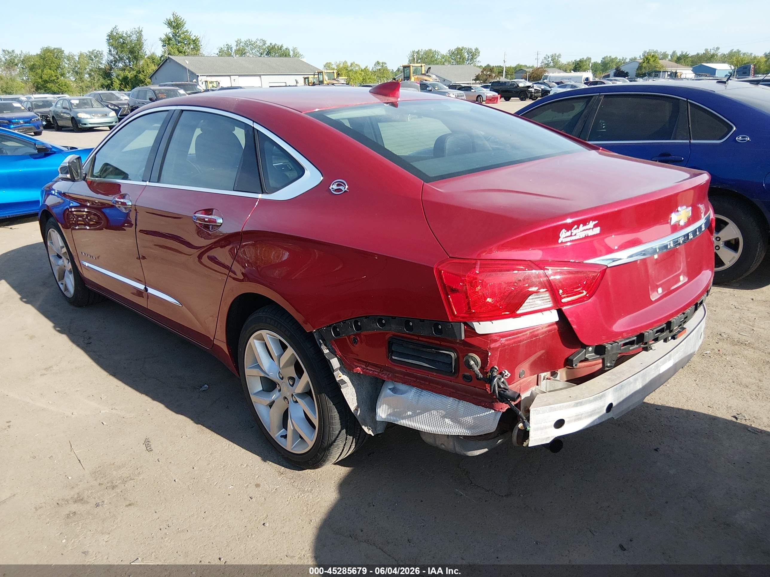 2015 Chevrolet Impala 1lz Red vin: 2G1155SL6F9200351