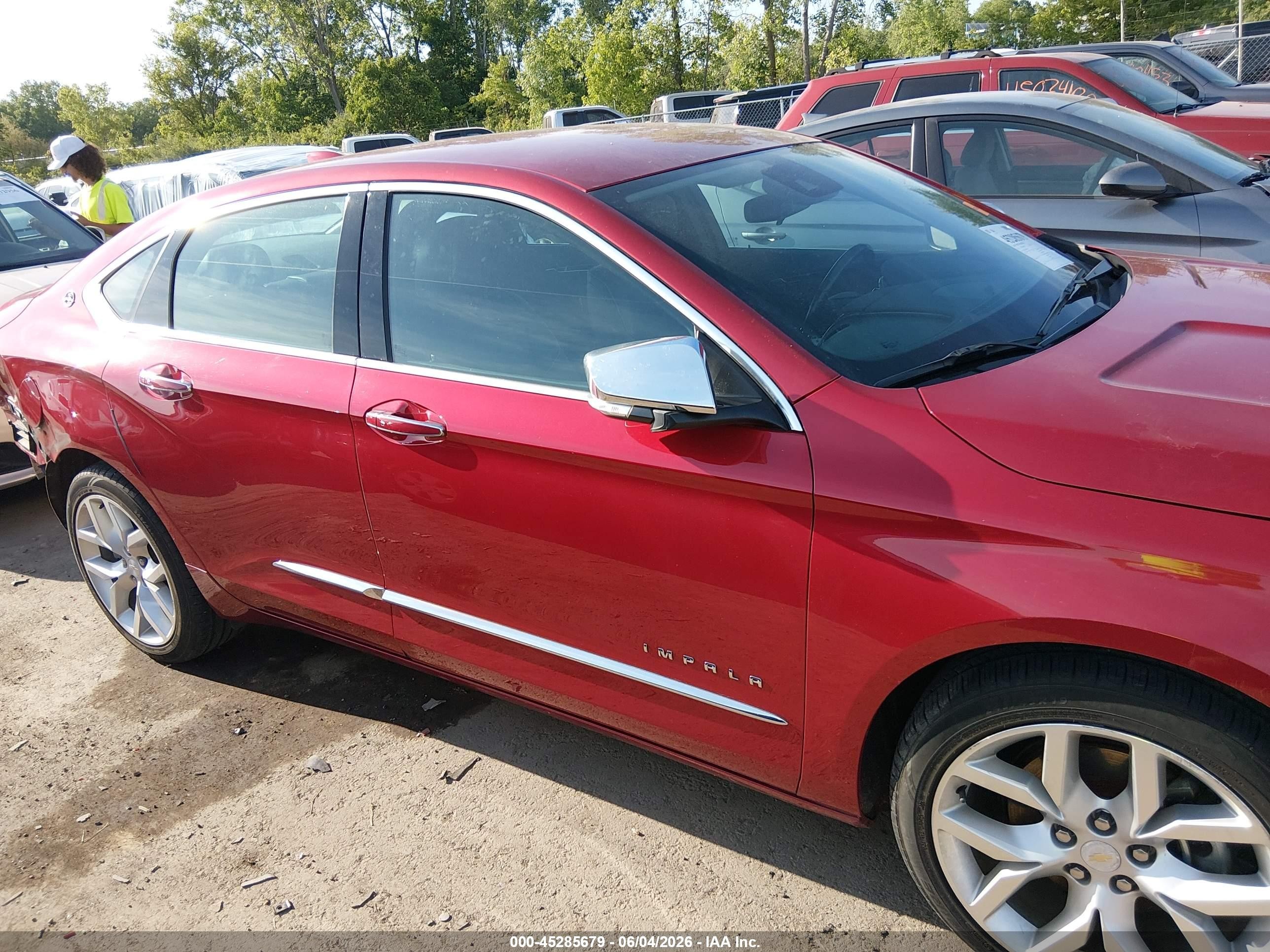 2015 Chevrolet Impala 1lz Red vin: 2G1155SL6F9200351