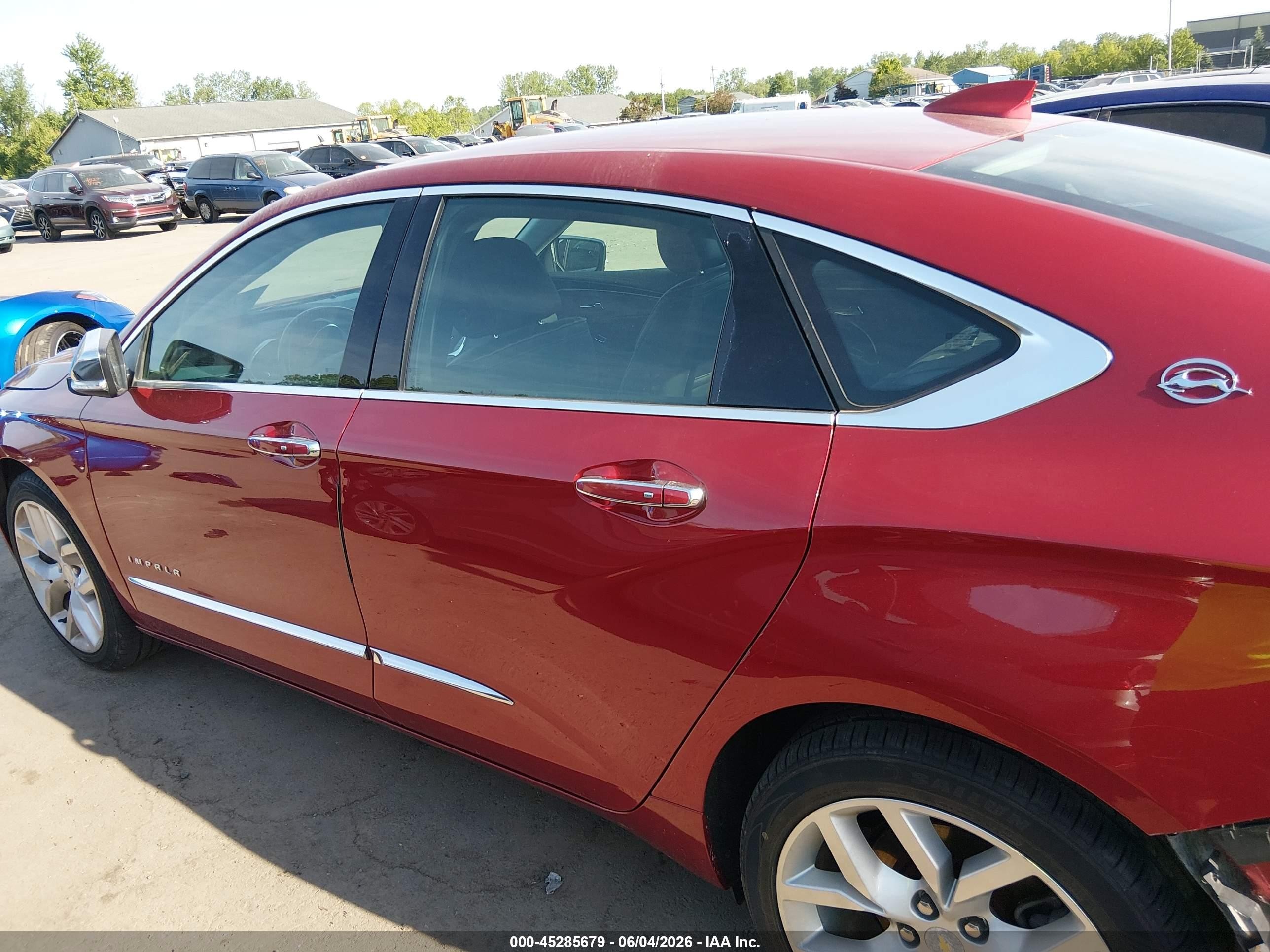 2015 Chevrolet Impala 1lz Red vin: 2G1155SL6F9200351