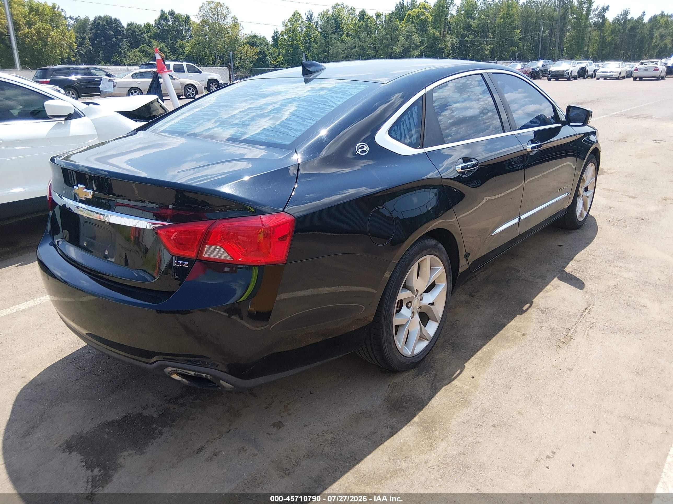 2015 Chevrolet Impala 1lz Black vin: 2G1155SL9F9163733