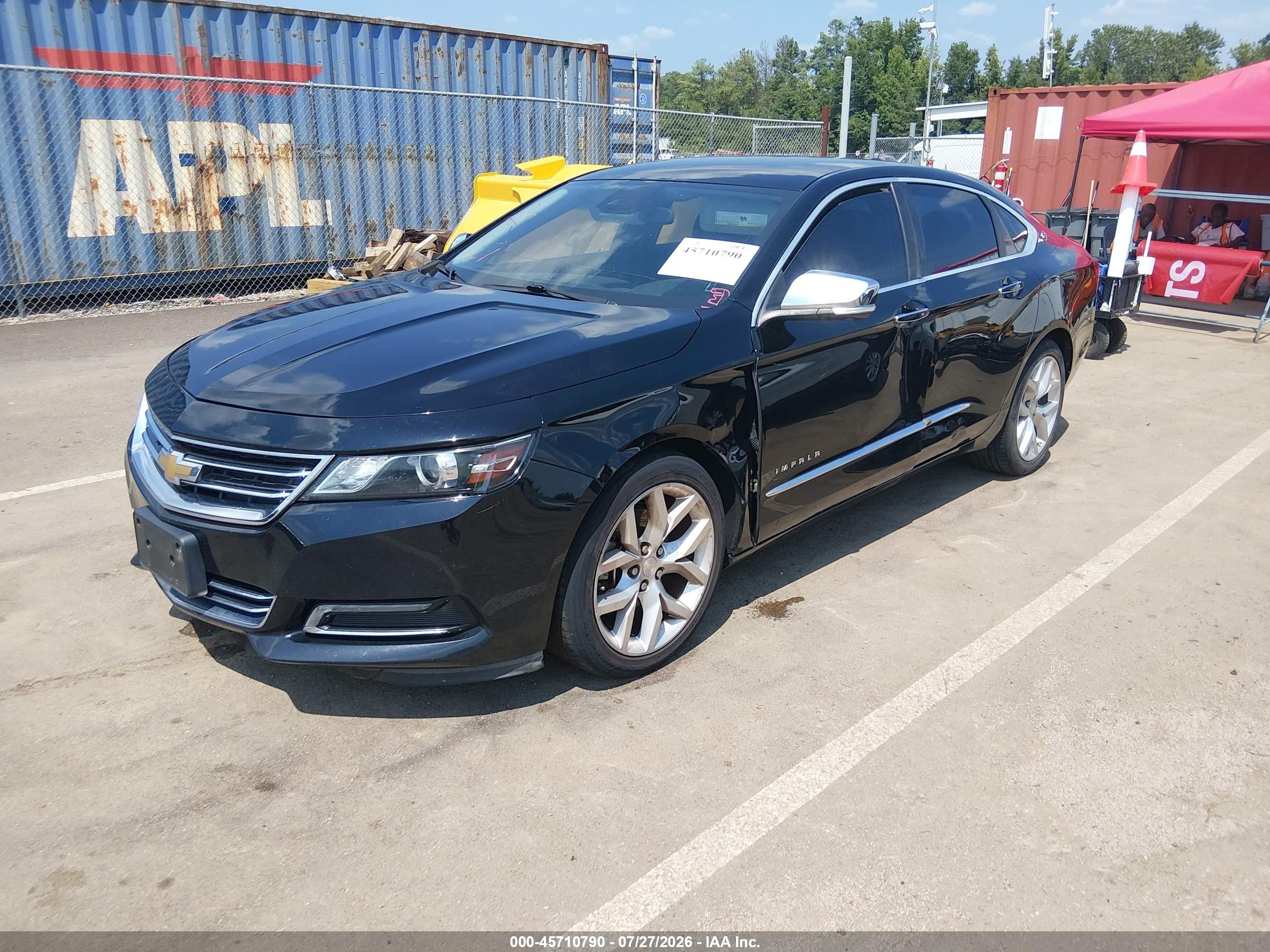 2015 Chevrolet Impala 1lz Black vin: 2G1155SL9F9163733