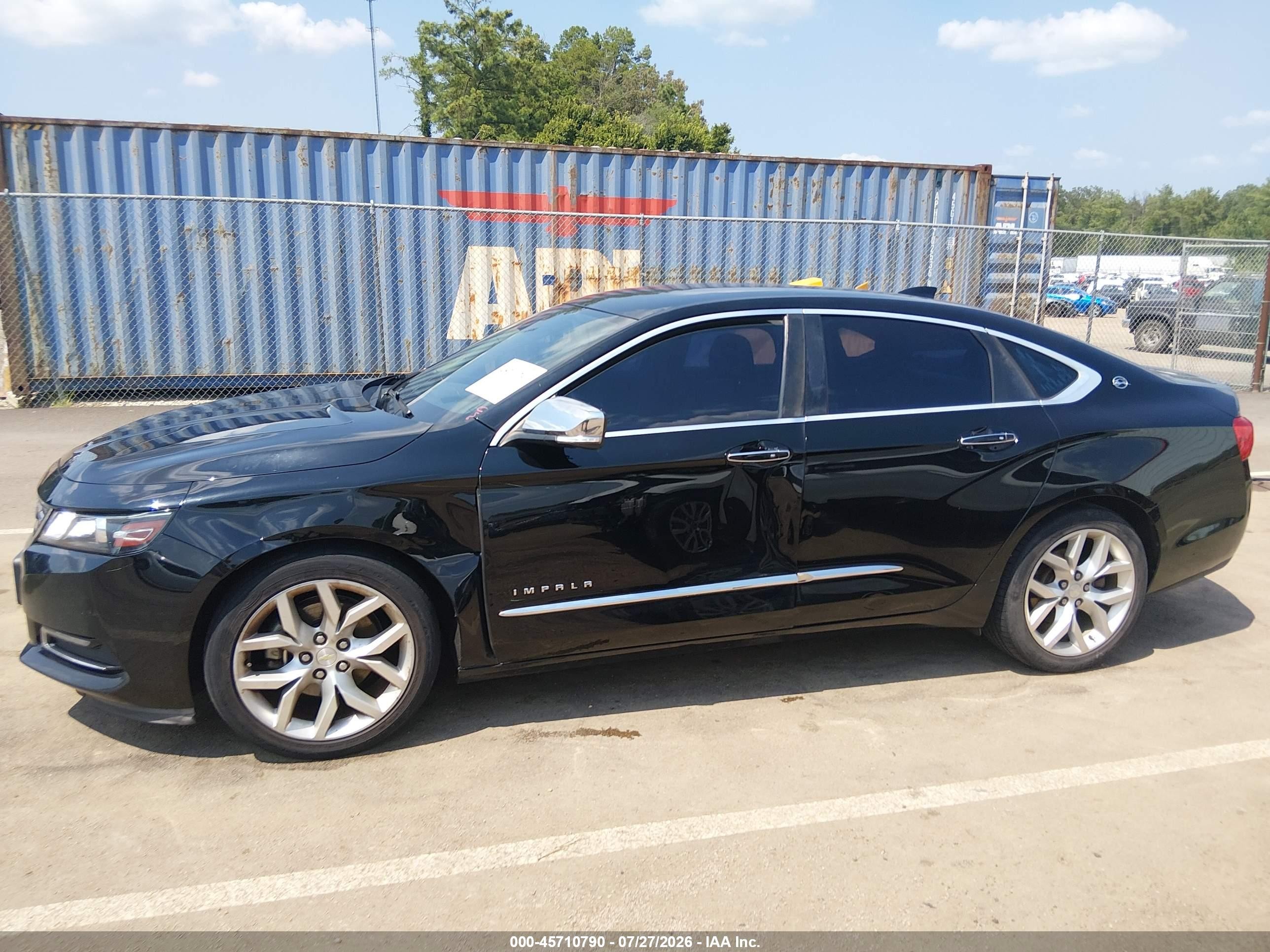 2015 Chevrolet Impala 1lz Black vin: 2G1155SL9F9163733