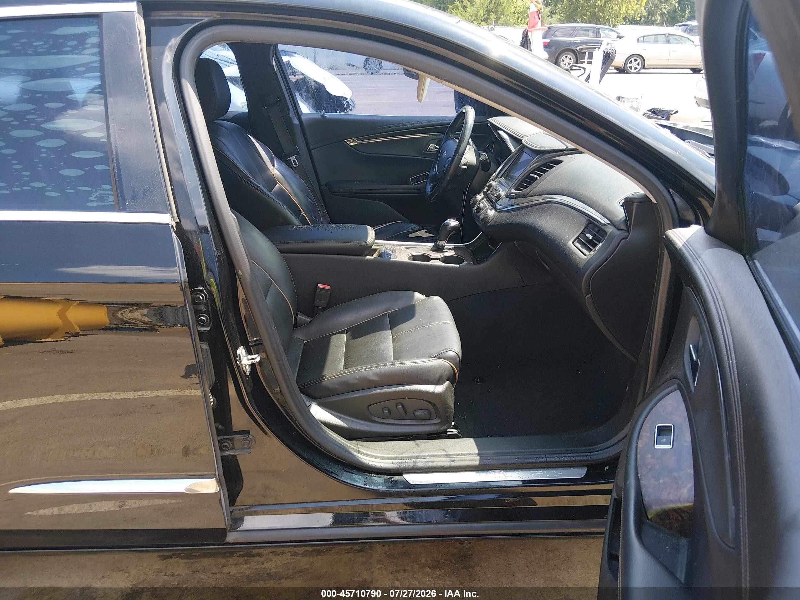 2015 Chevrolet Impala 1lz Black vin: 2G1155SL9F9163733