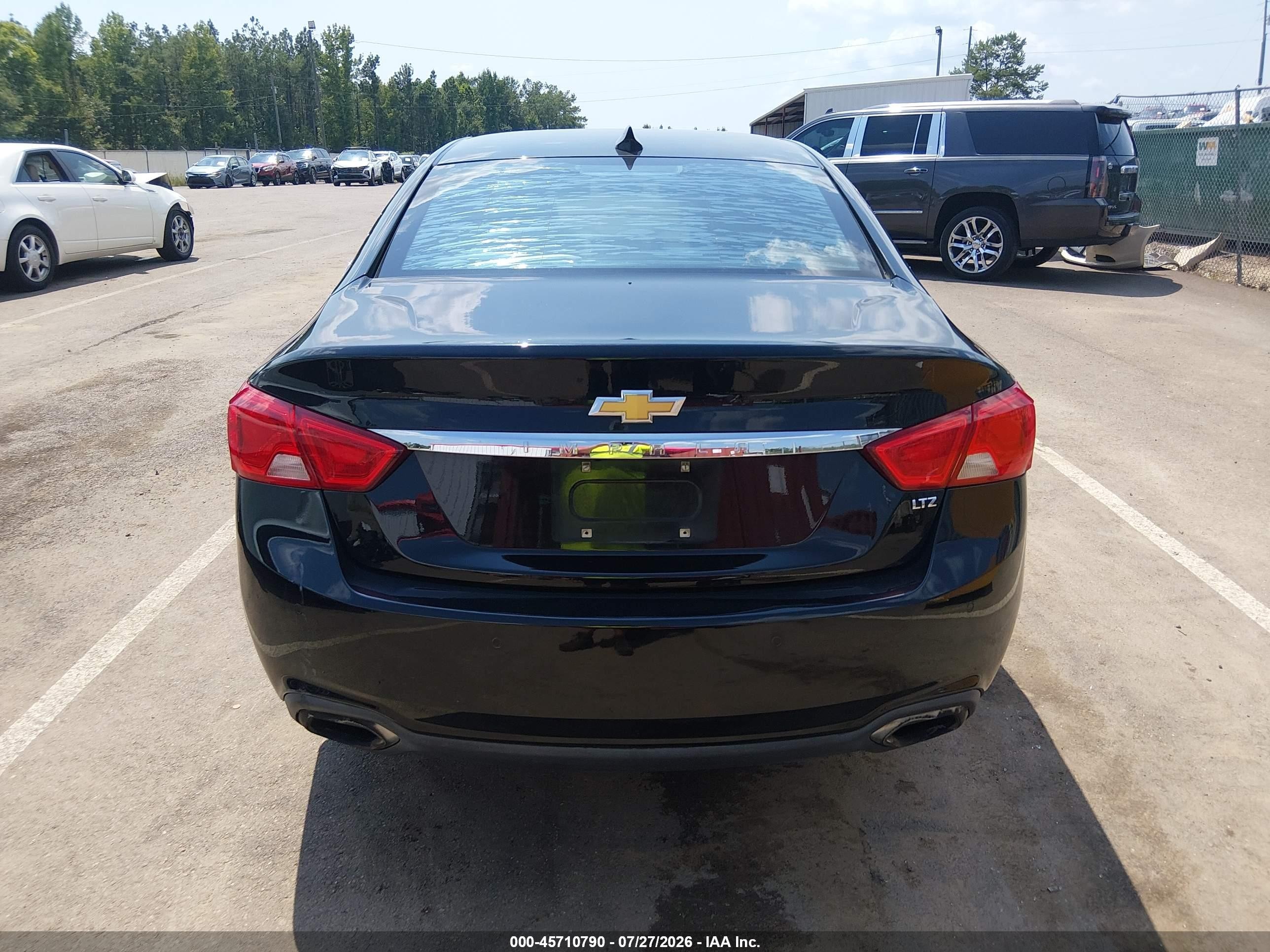 2015 Chevrolet Impala 1lz Black vin: 2G1155SL9F9163733
