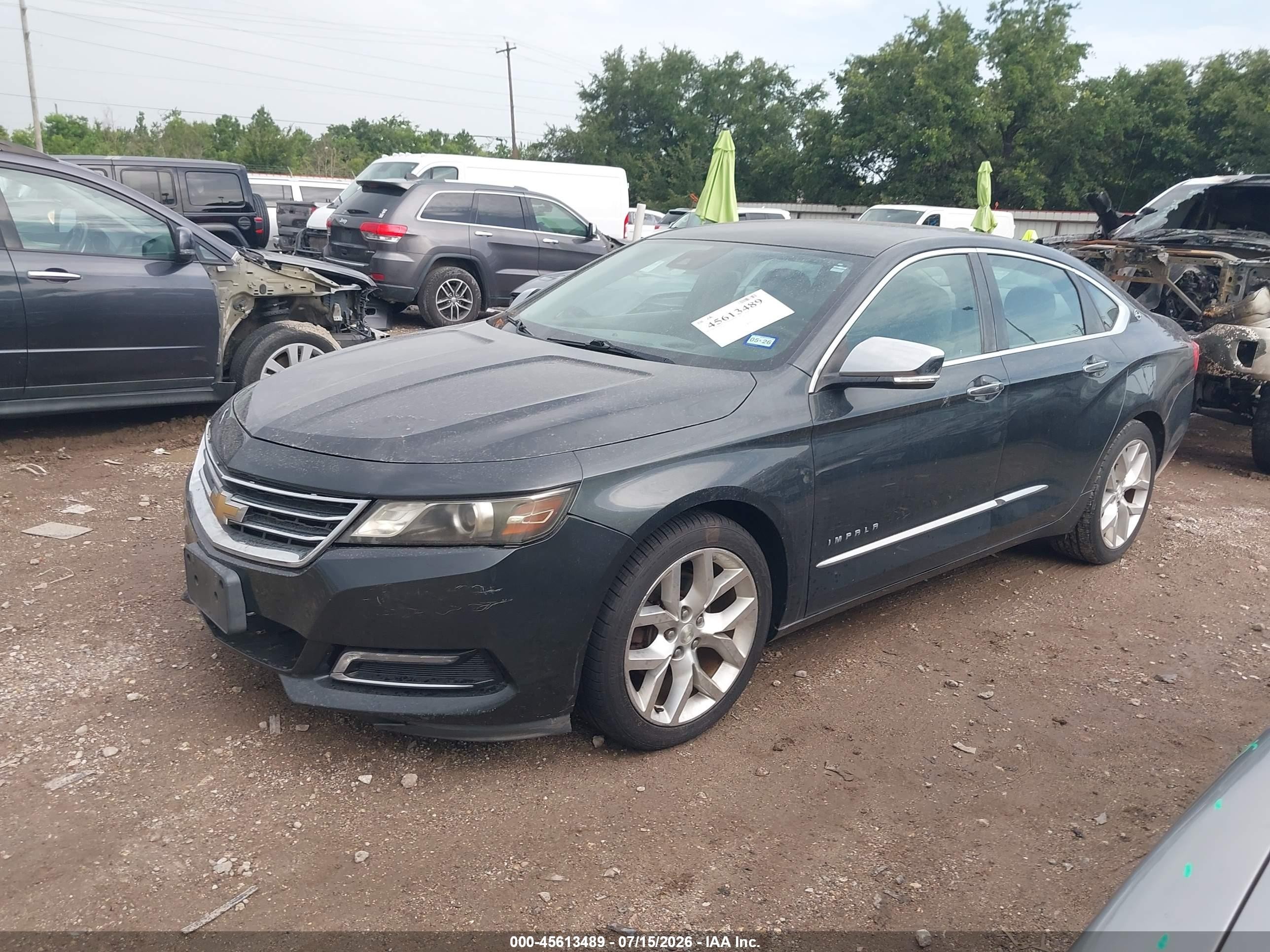 2015 Chevrolet Impala 2lz Black vin: 2G1165S30F9107421