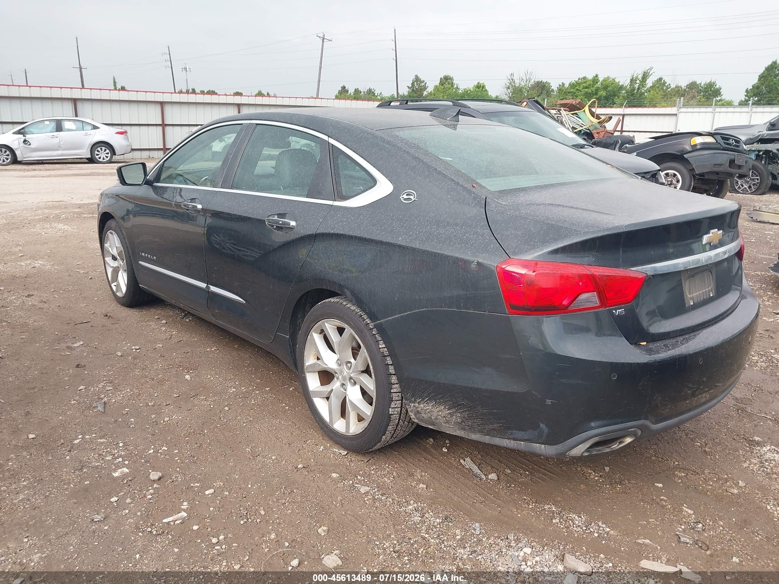 2015 Chevrolet Impala 2lz Black vin: 2G1165S30F9107421