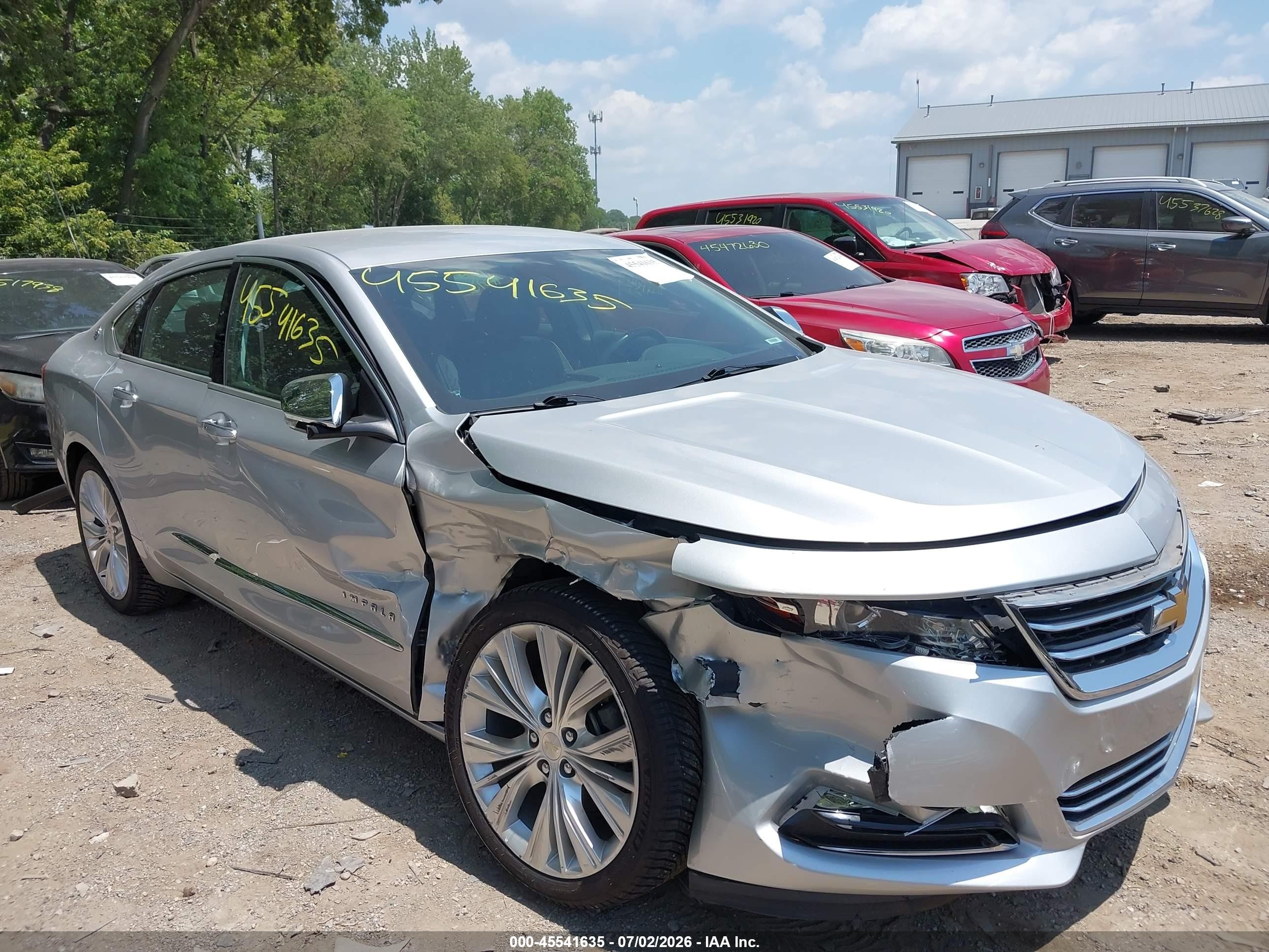 2015 Chevrolet Impala 2lz Silver vin: 2G1165S30F9165982