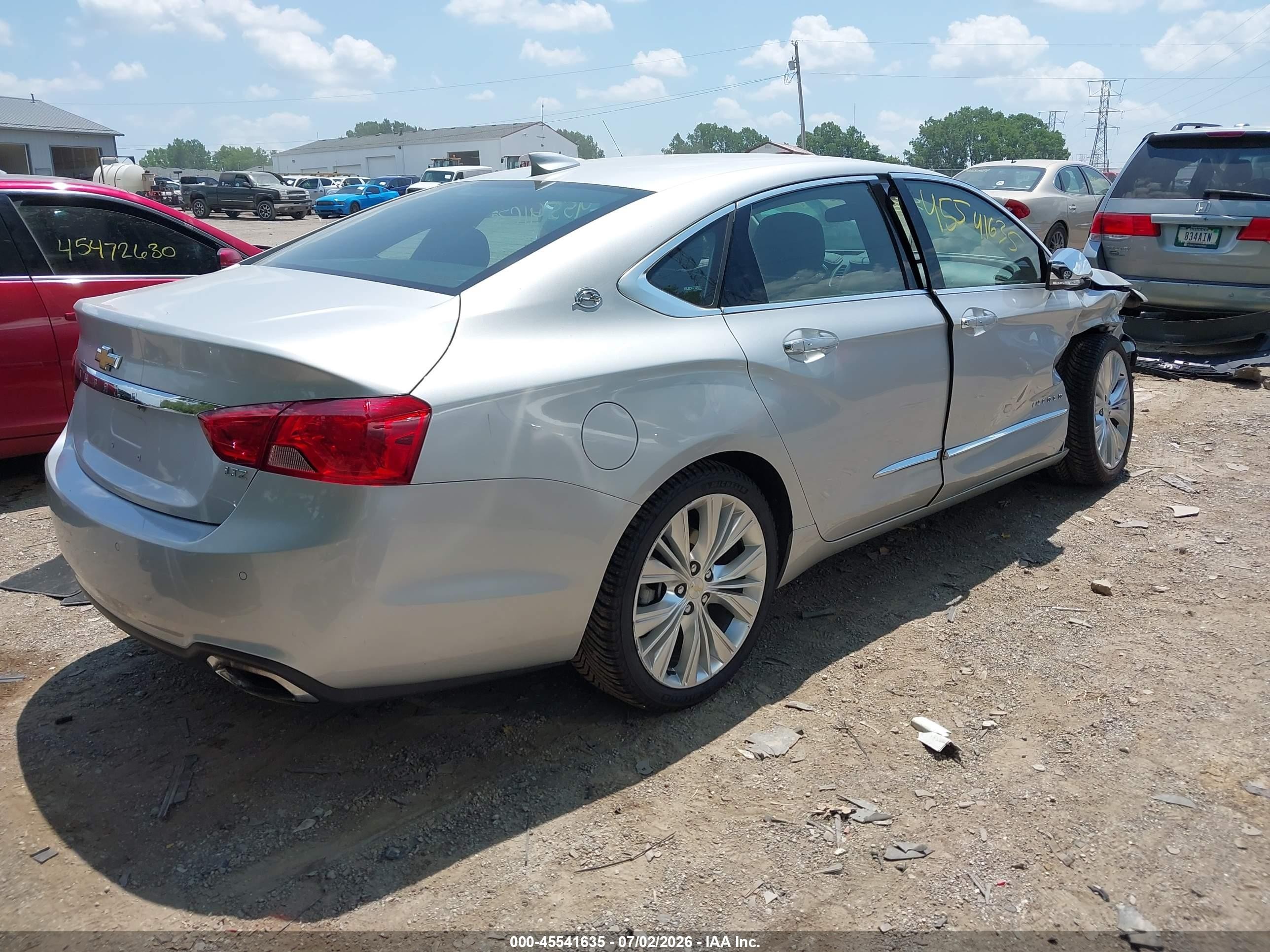 2015 Chevrolet Impala 2lz Silver vin: 2G1165S30F9165982
