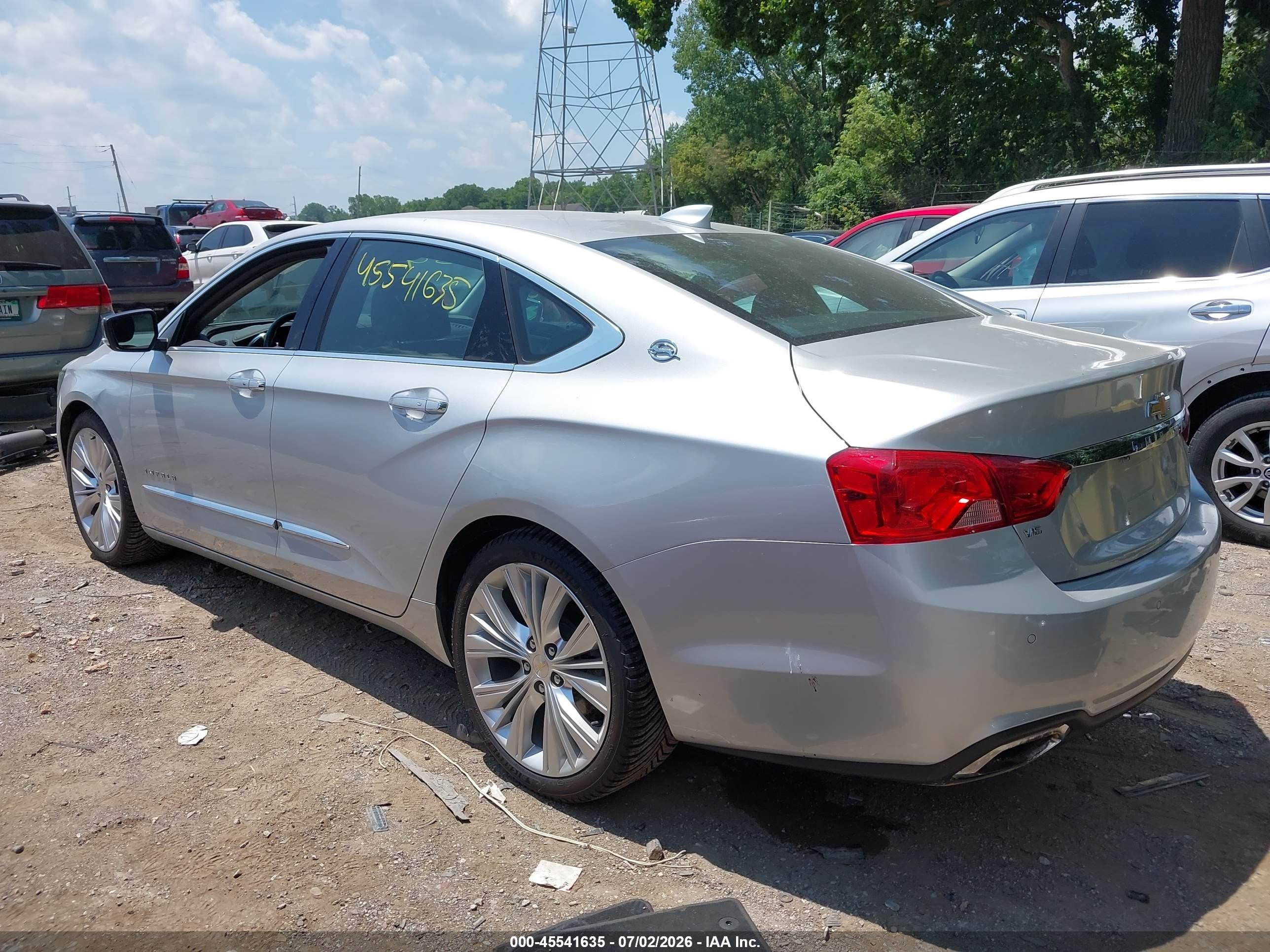 2015 Chevrolet Impala 2lz Silver vin: 2G1165S30F9165982