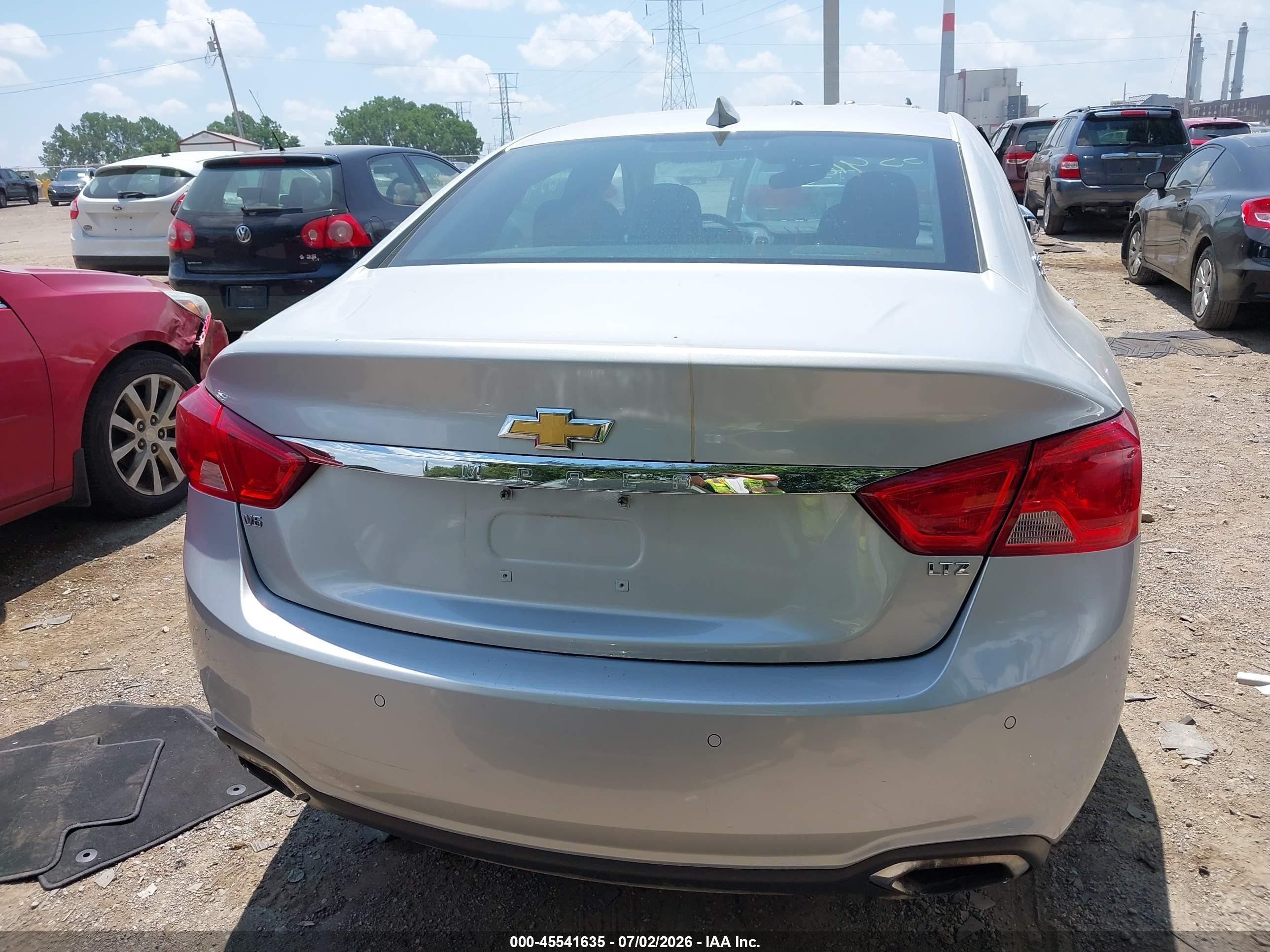 2015 Chevrolet Impala 2lz Silver vin: 2G1165S30F9165982