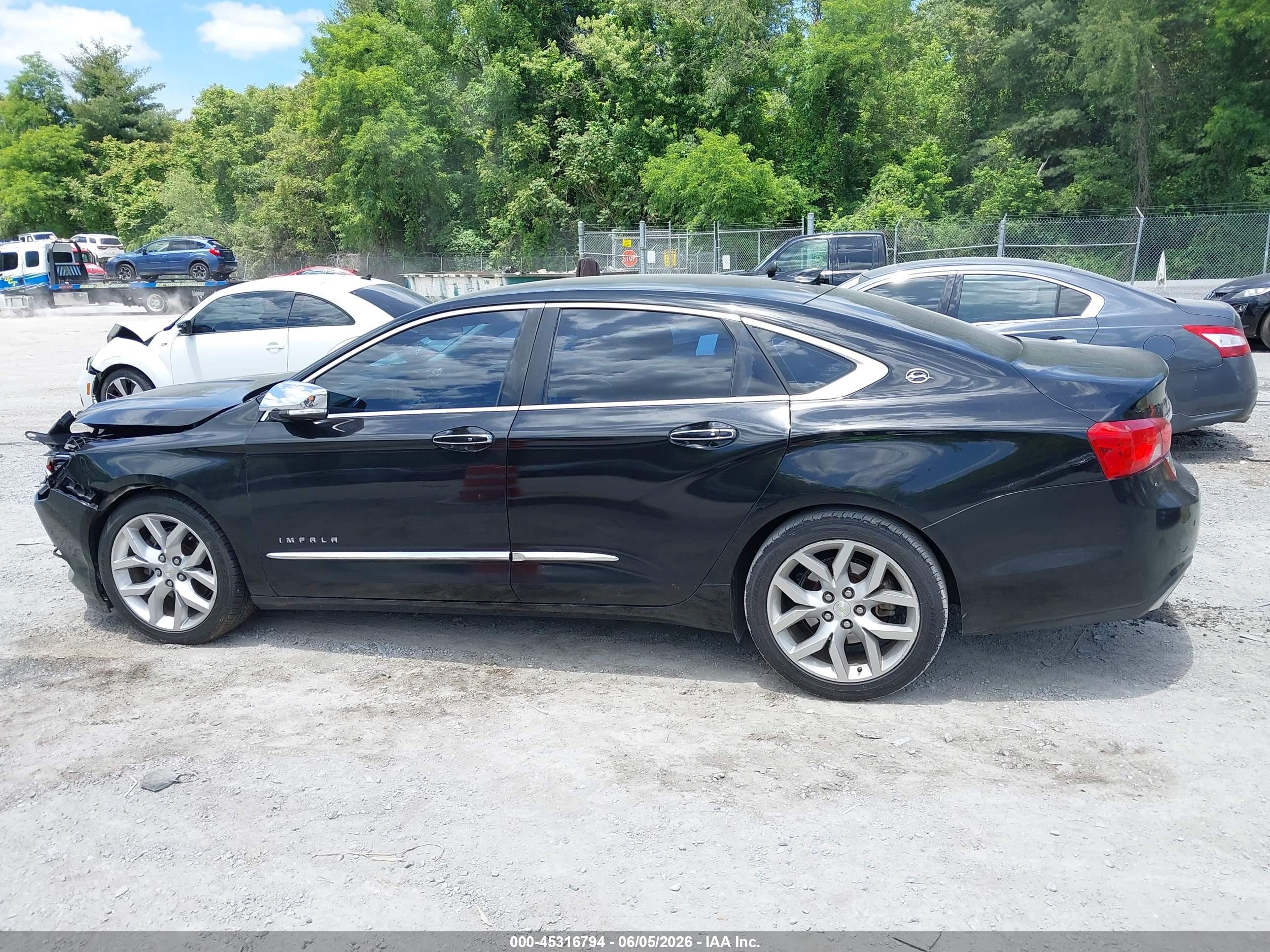 2015 Chevrolet Impala 2lz Black vin: 2G1165S30F9177145