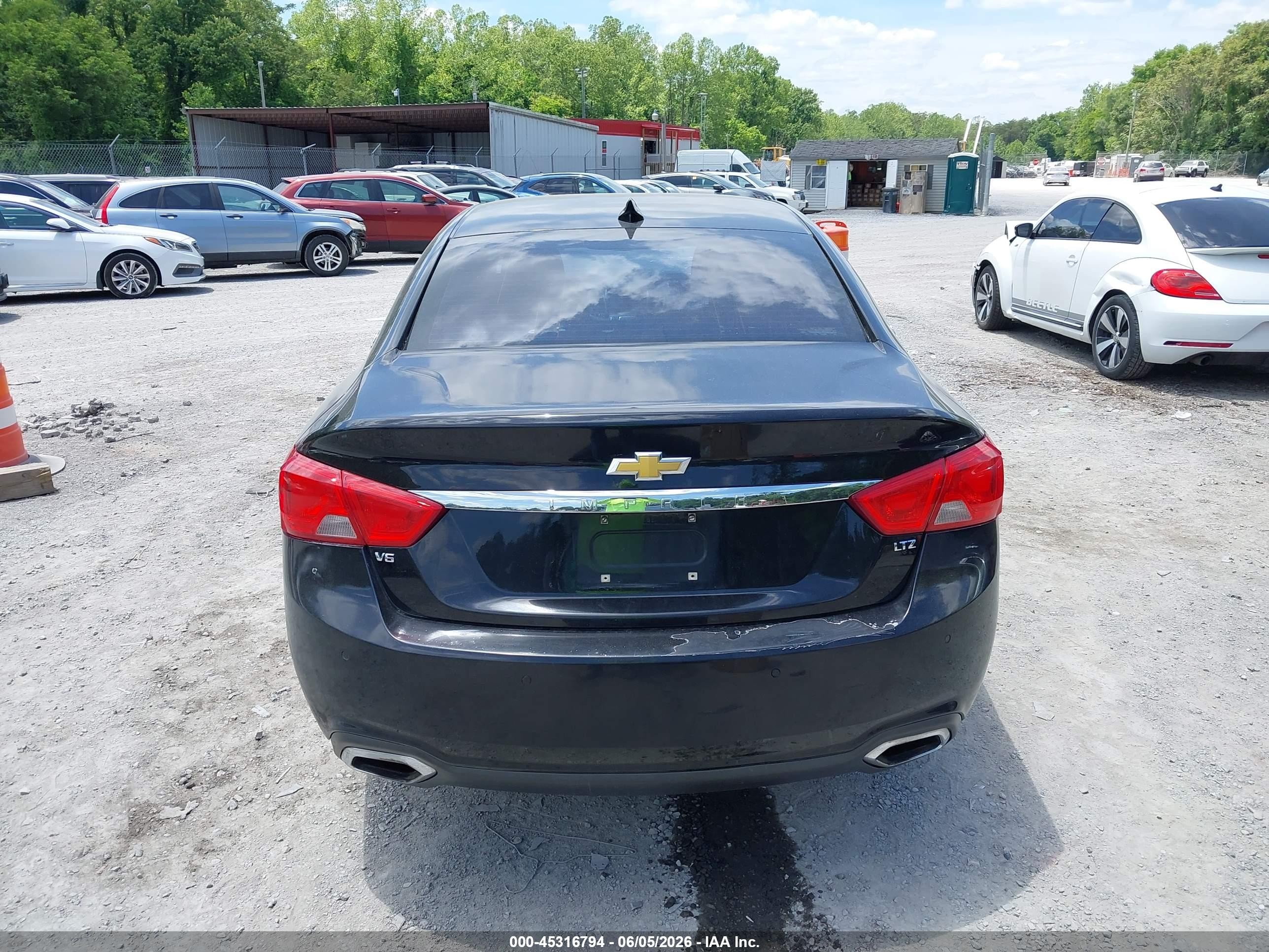 2015 Chevrolet Impala 2lz Black vin: 2G1165S30F9177145