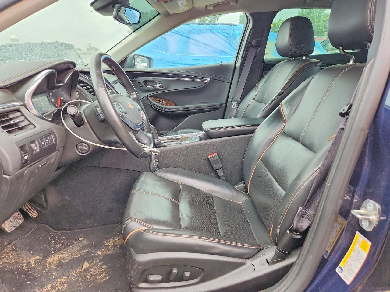 2015 Chevrolet Impala Ltz Blue vin: 2G1165S30F9234900