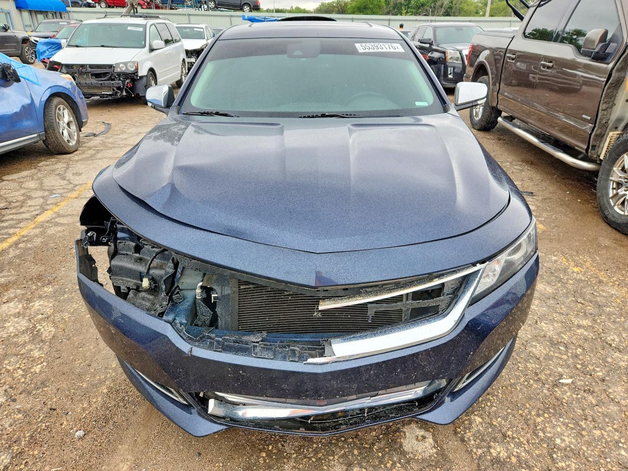2015 Chevrolet Impala Ltz Blue vin: 2G1165S30F9234900