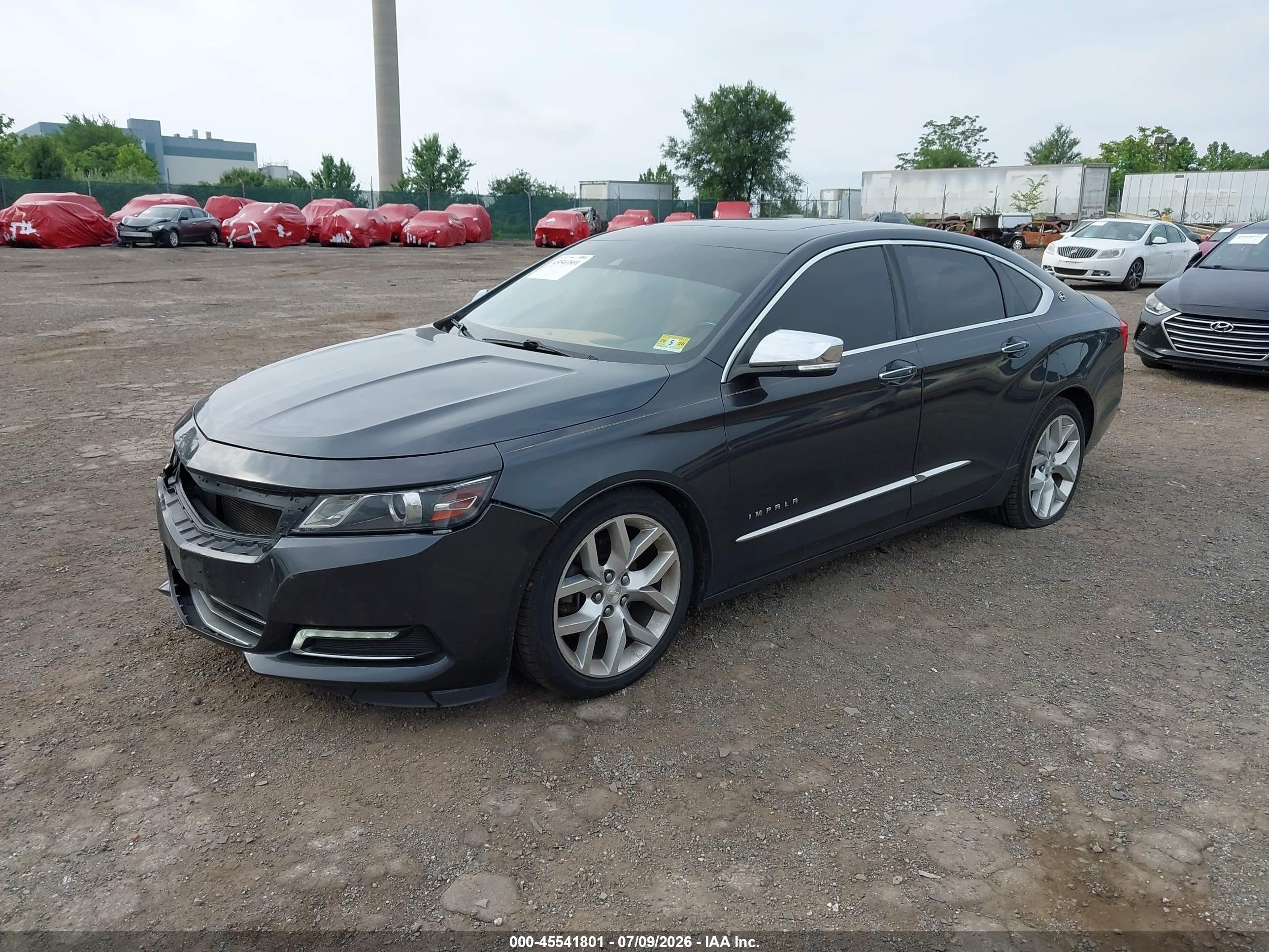 2015 Chevrolet Impala 2lz Серый vin: 2G1165S31F9101157