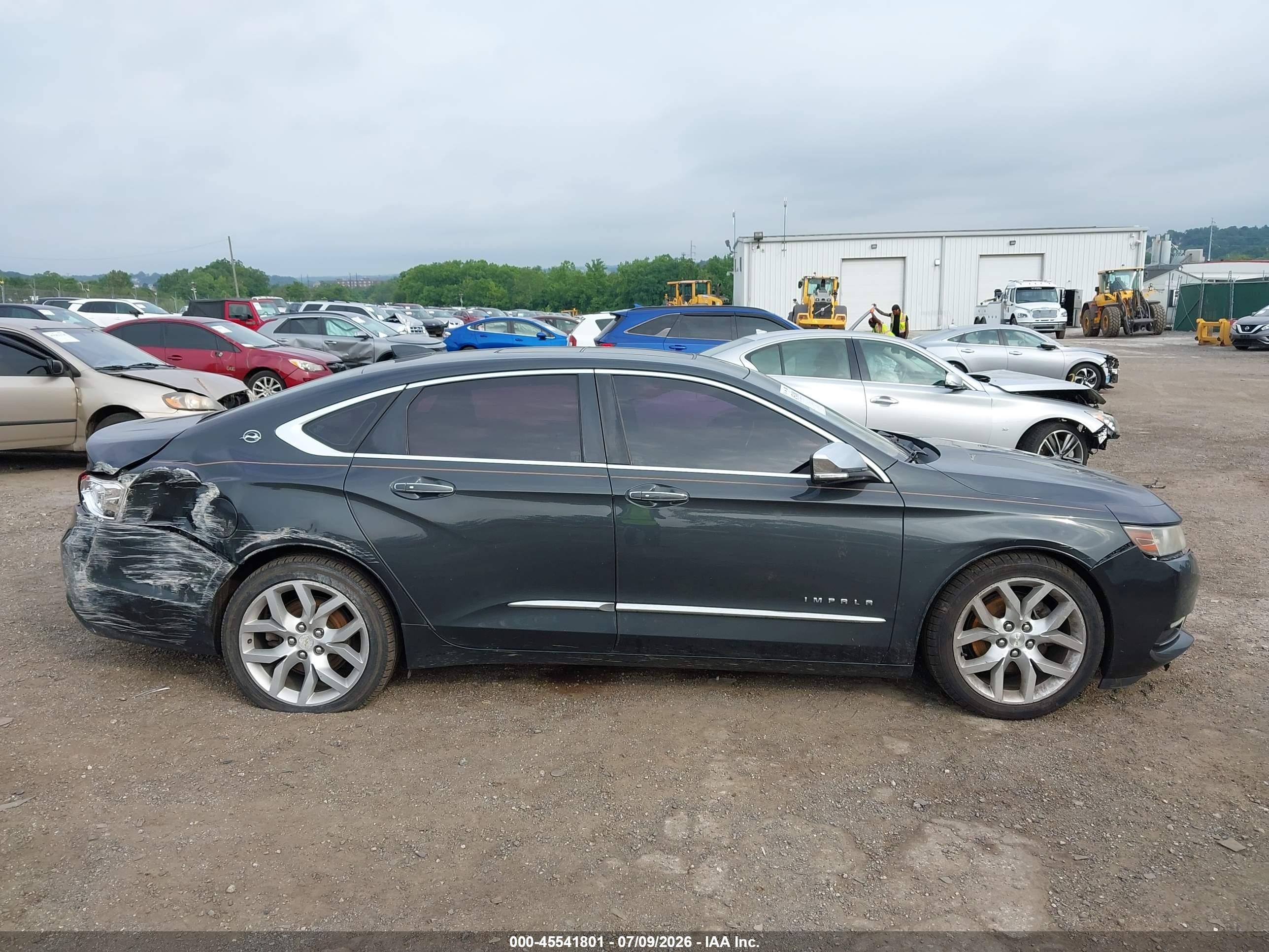 2015 Chevrolet Impala 2lz Серый vin: 2G1165S31F9101157