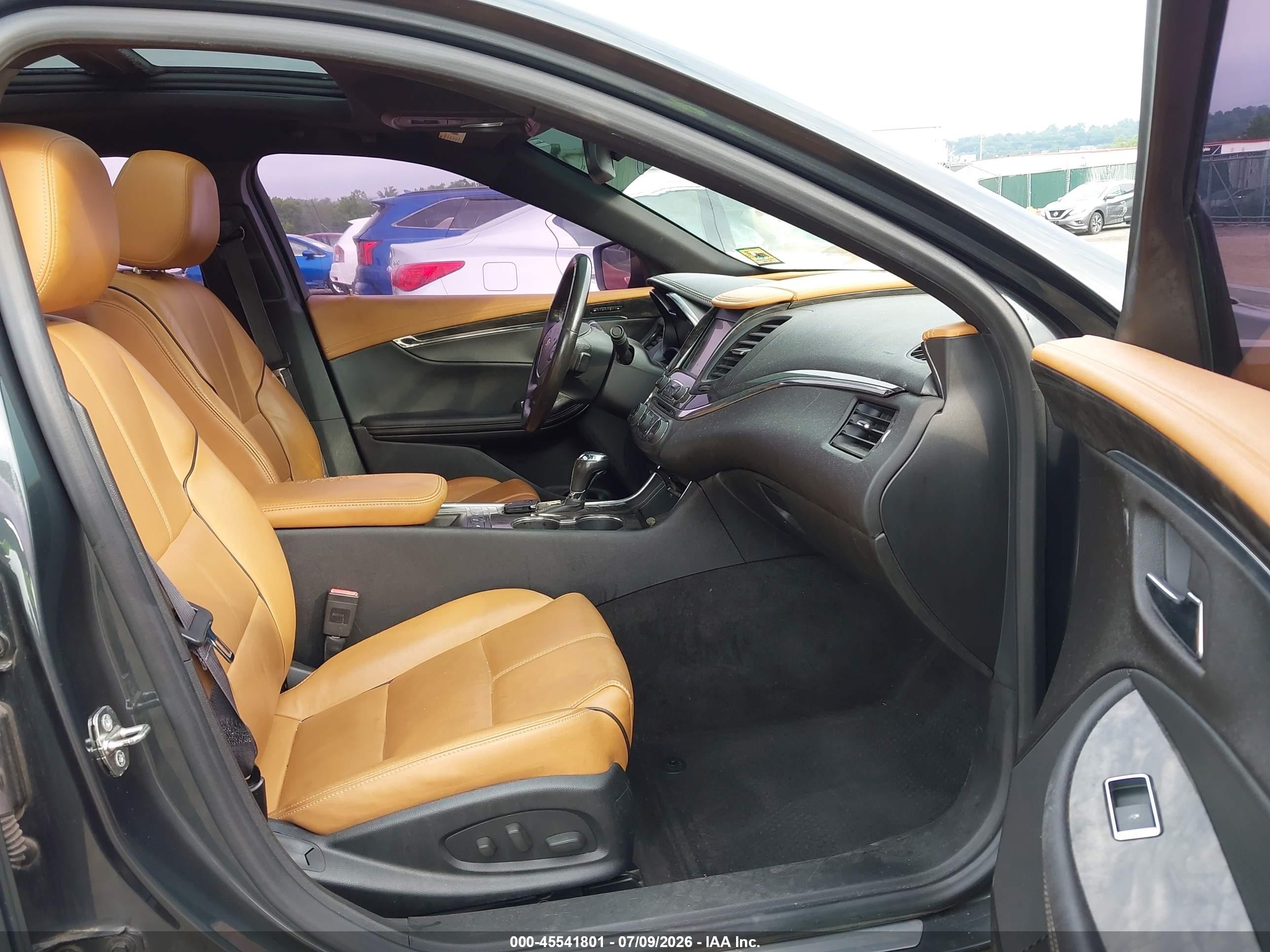 2015 Chevrolet Impala 2lz Серый vin: 2G1165S31F9101157