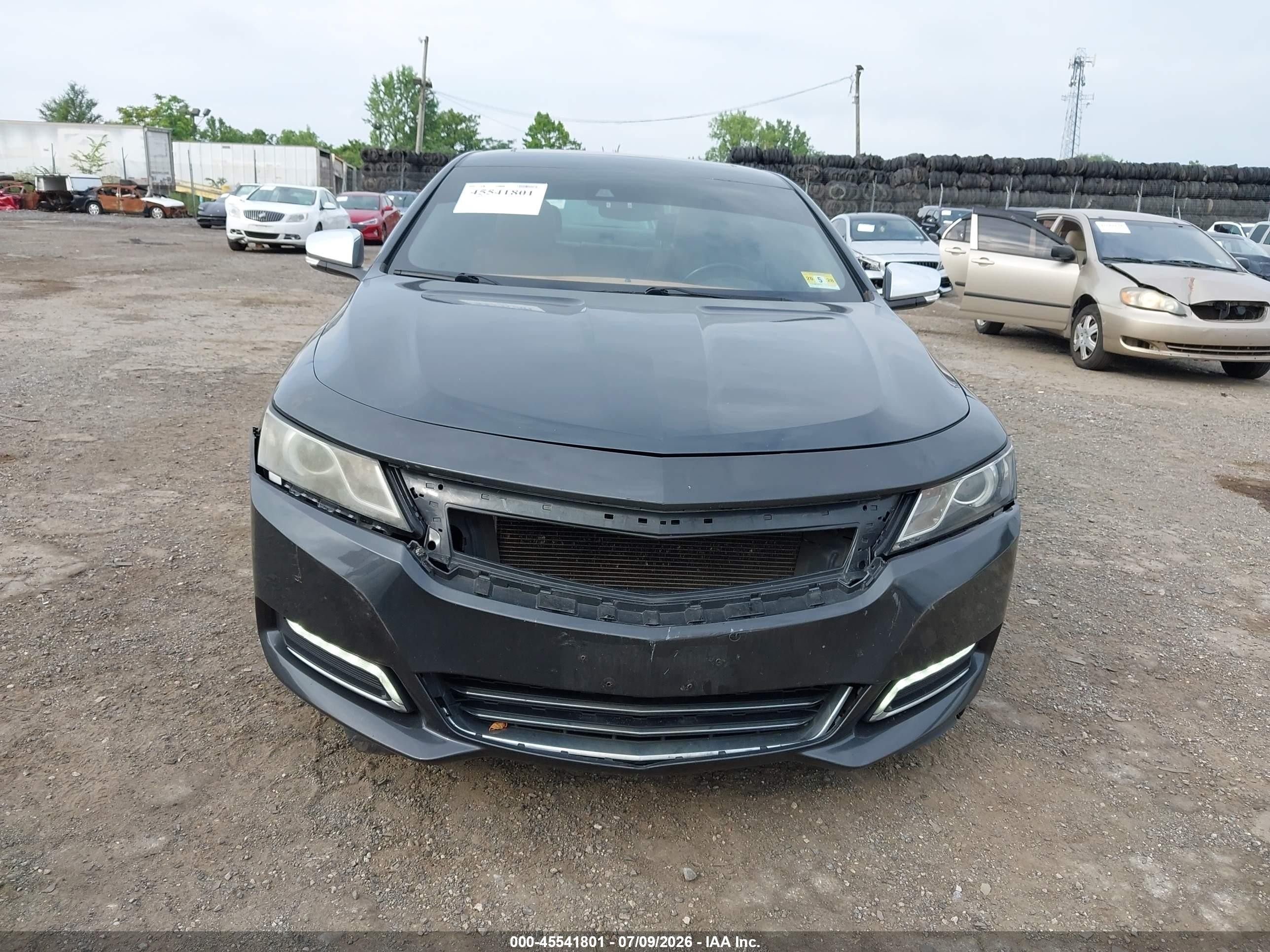 2015 Chevrolet Impala 2lz Серый vin: 2G1165S31F9101157