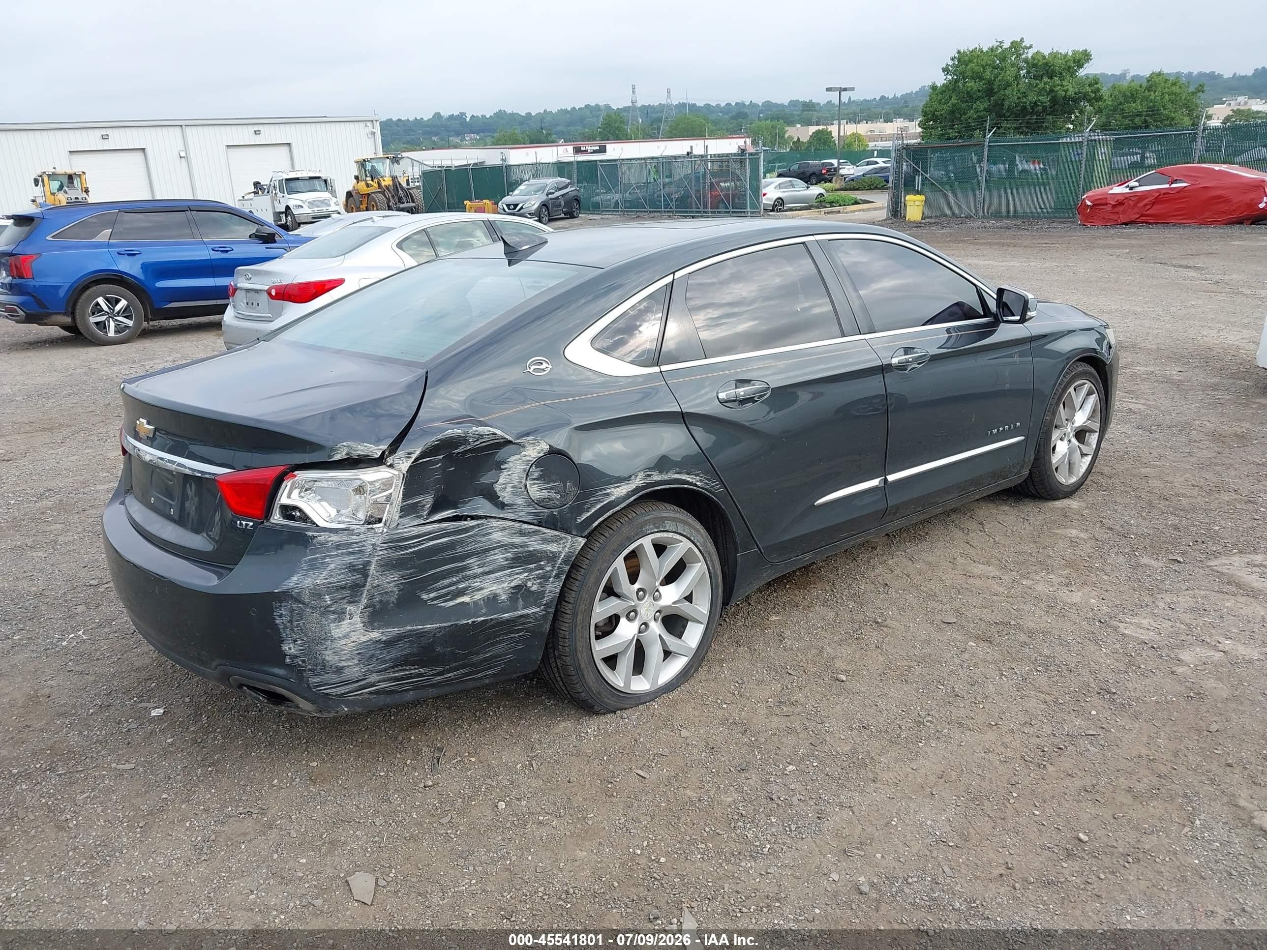 2015 Chevrolet Impala 2lz Серый vin: 2G1165S31F9101157