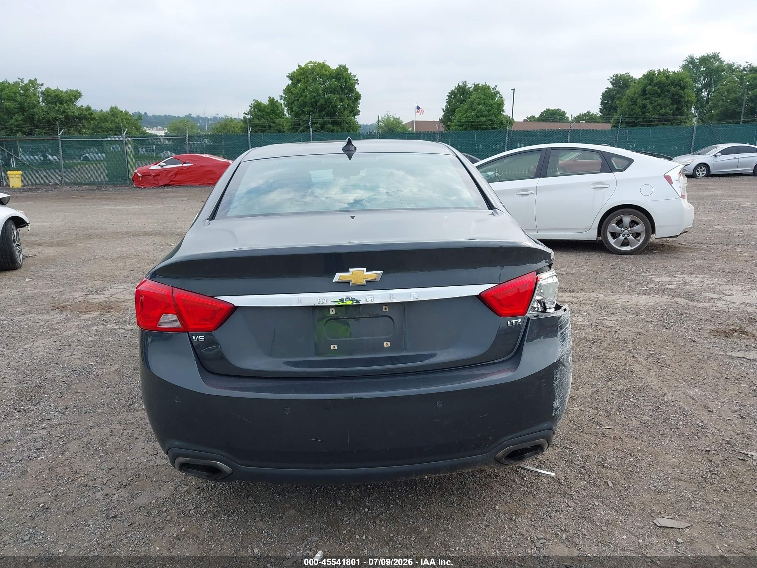 2015 Chevrolet Impala 2lz Серый vin: 2G1165S31F9101157