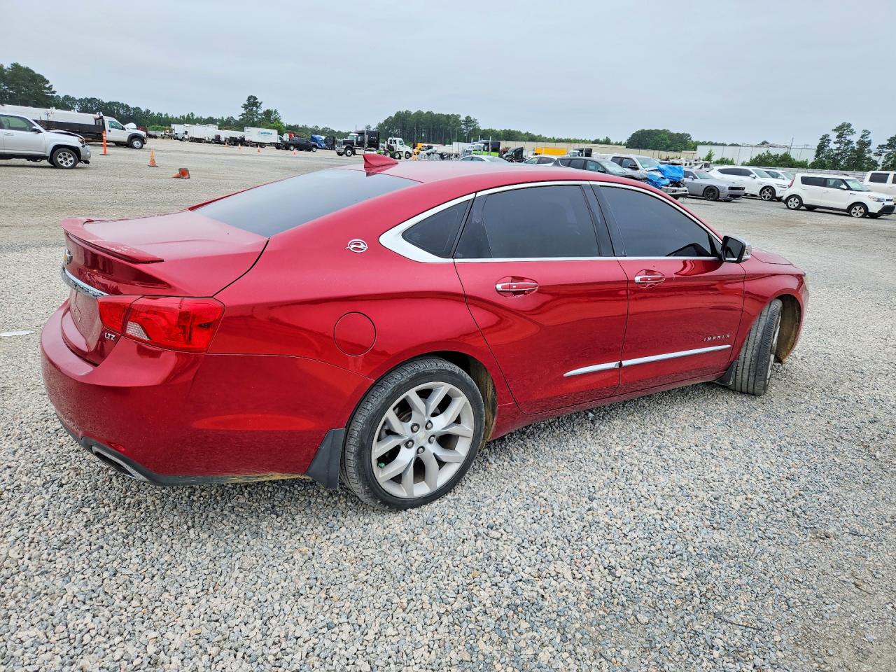 2015 Chevrolet Impala Ltz Burgundy vin: 2G1165S31F9103748