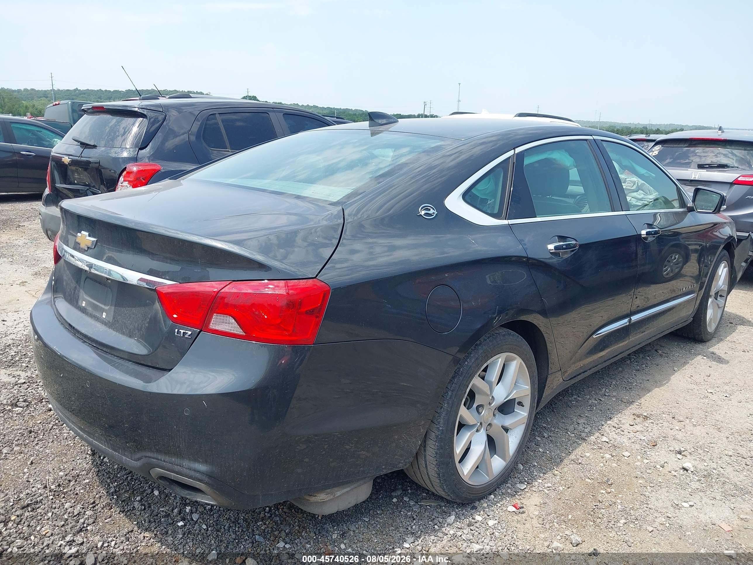 2015 Chevrolet Impala 2lz Черный vin: 2G1165S31F9107069