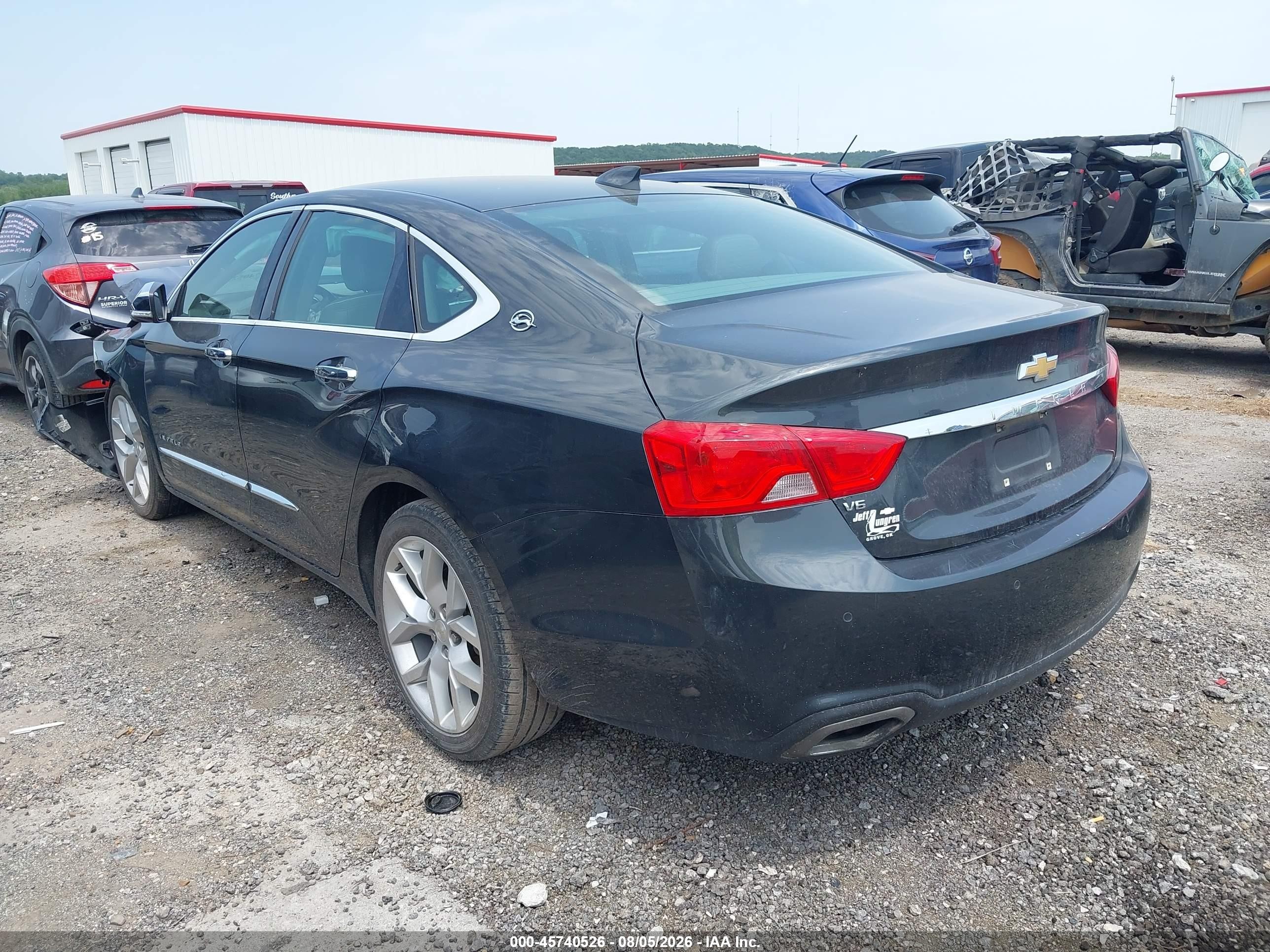 2015 Chevrolet Impala 2lz Черный vin: 2G1165S31F9107069