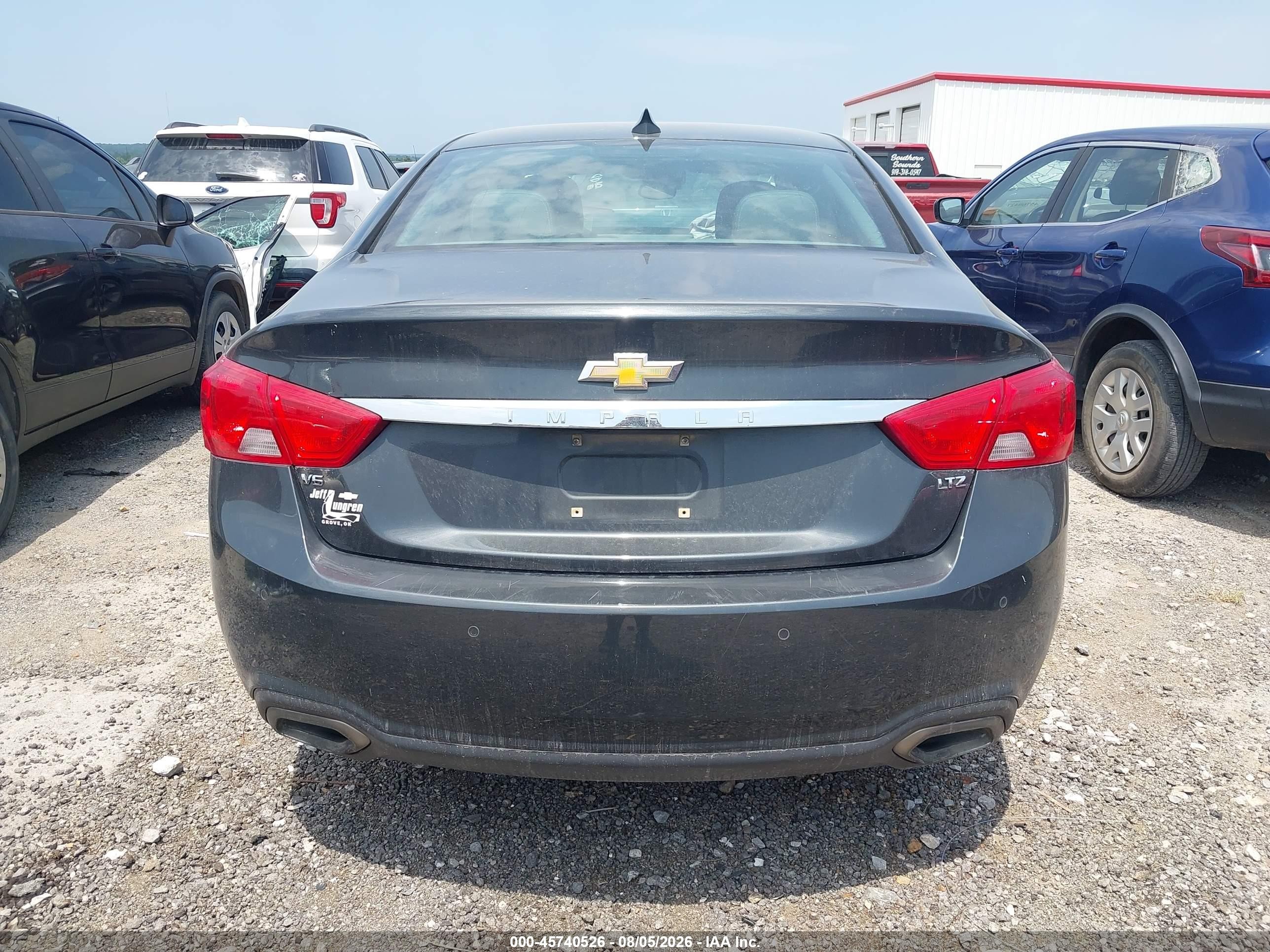2015 Chevrolet Impala 2lz Черный vin: 2G1165S31F9107069