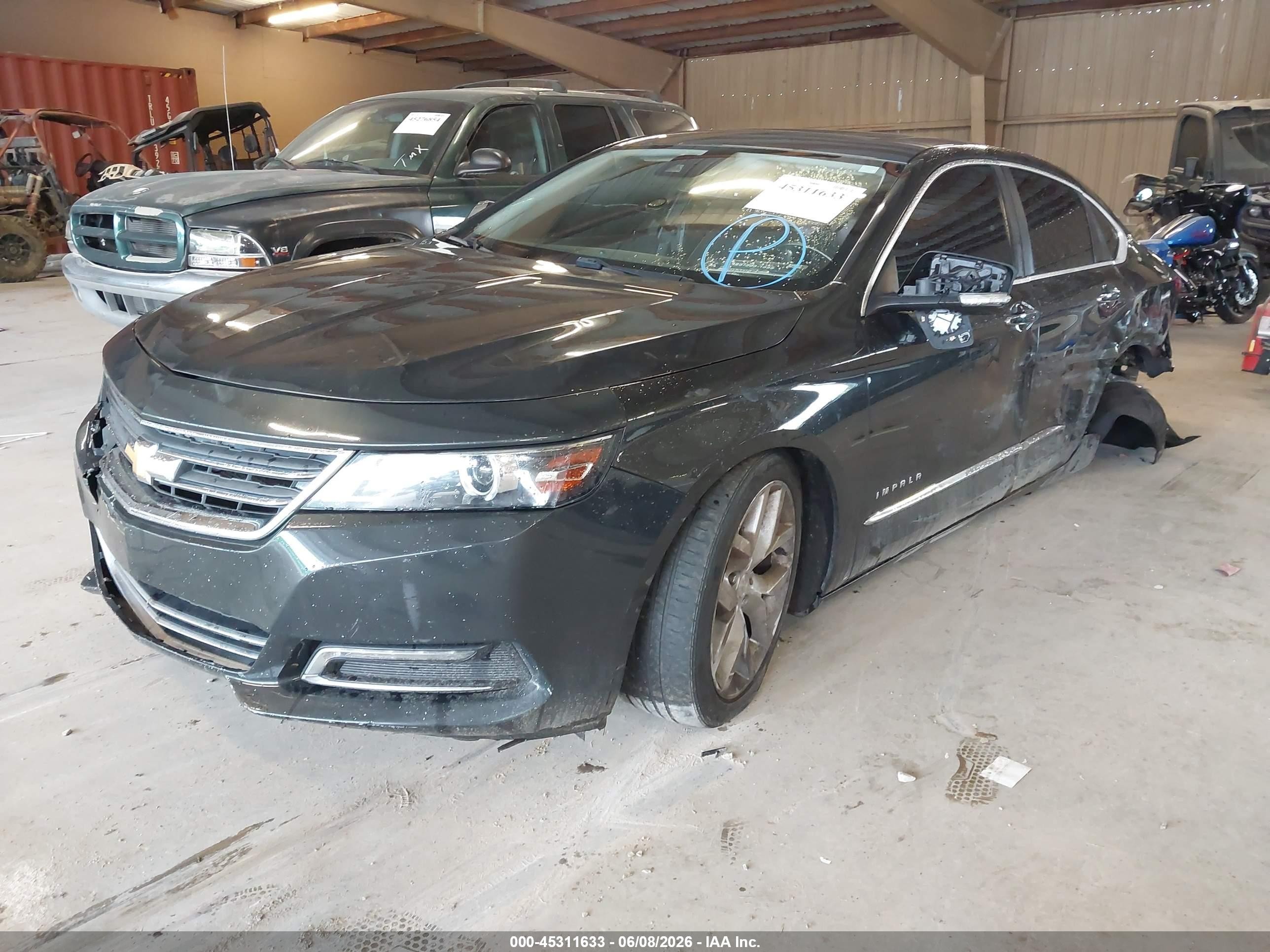 2015 Chevrolet Impala 2lz Gray vin: 2G1165S31F9131176