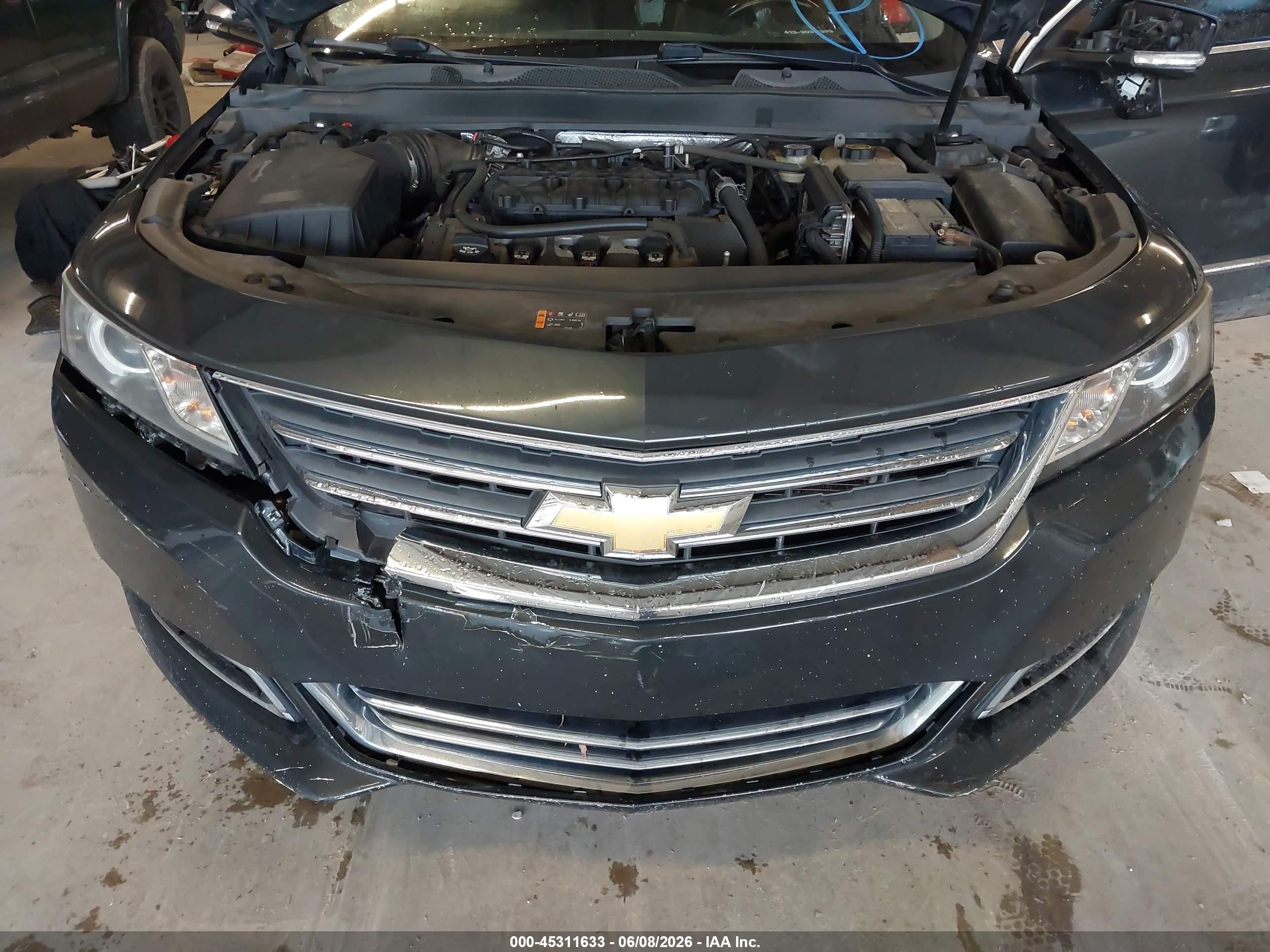 2015 Chevrolet Impala 2lz Gray vin: 2G1165S31F9131176