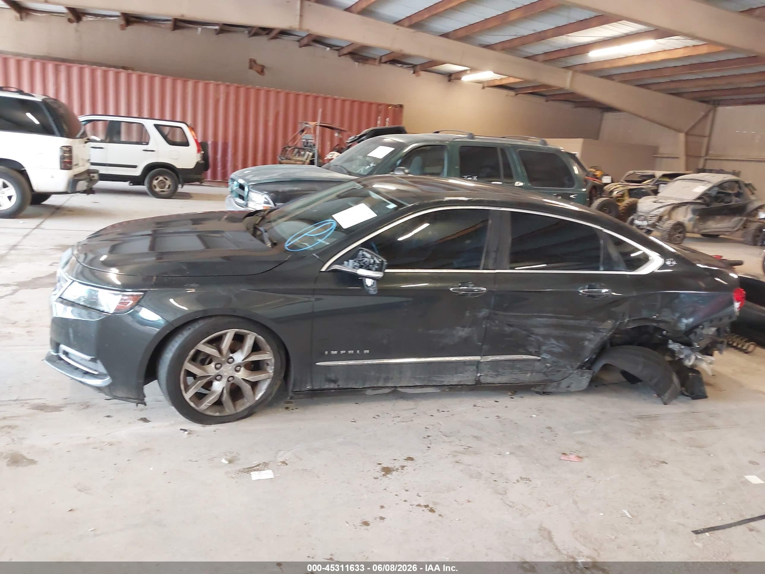 2015 Chevrolet Impala 2lz Gray vin: 2G1165S31F9131176