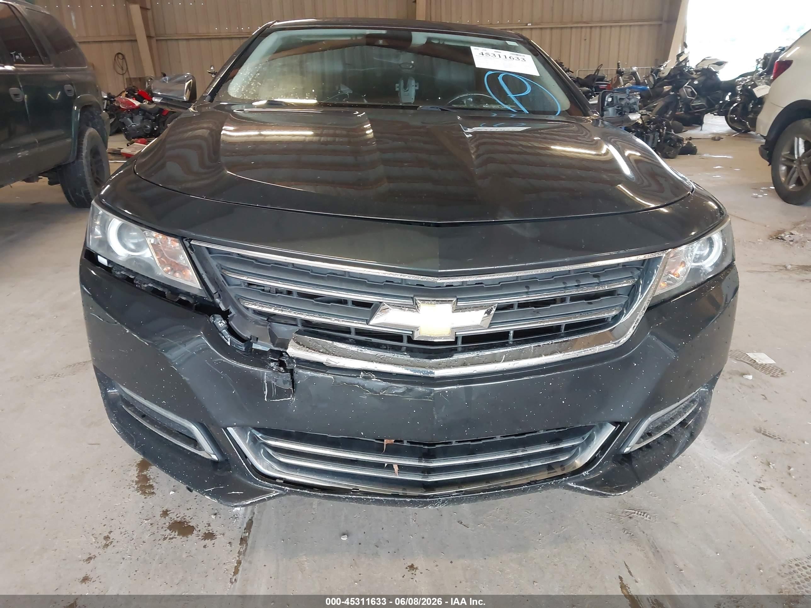 2015 Chevrolet Impala 2lz Gray vin: 2G1165S31F9131176