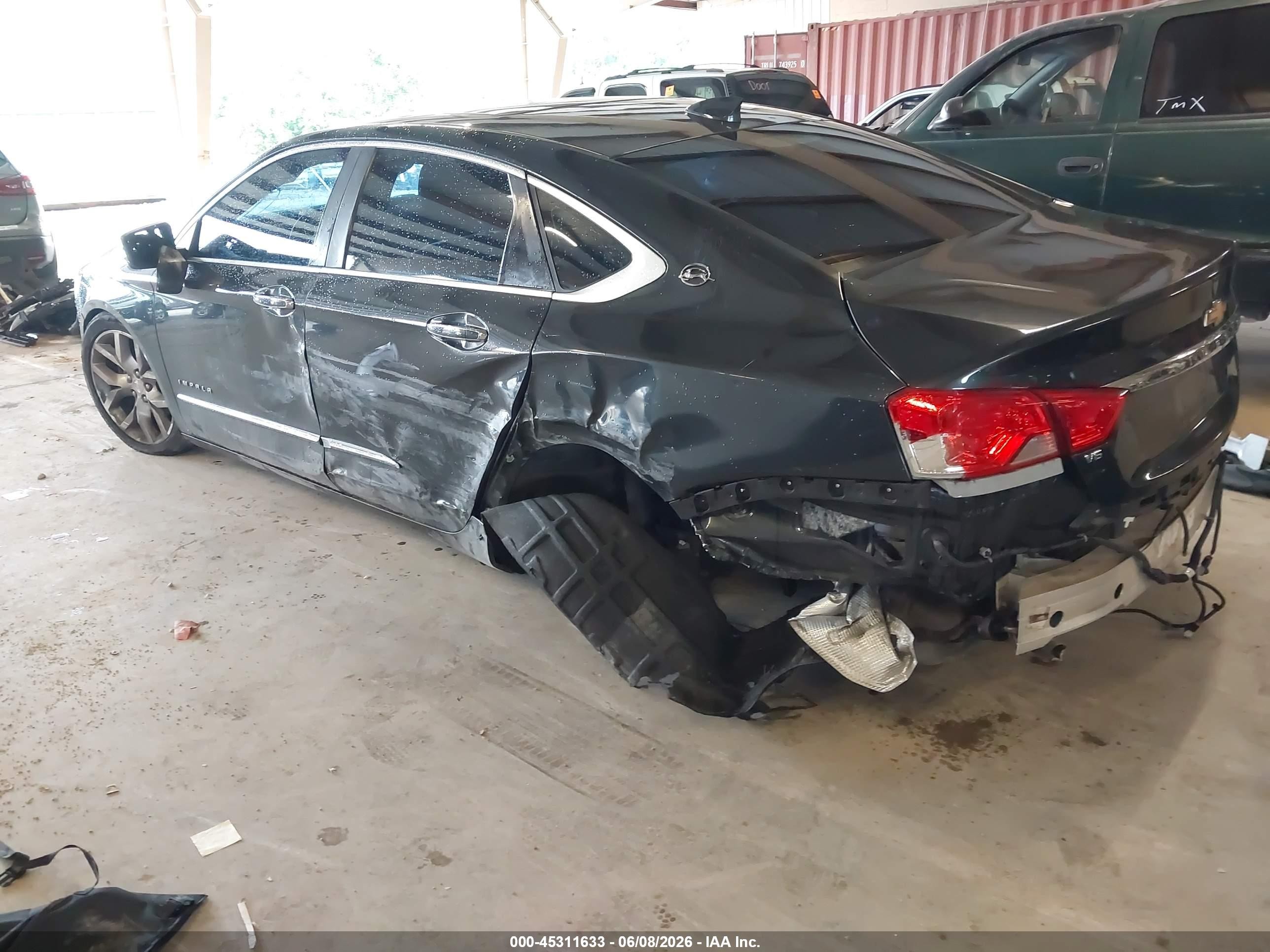 2015 Chevrolet Impala 2lz Gray vin: 2G1165S31F9131176