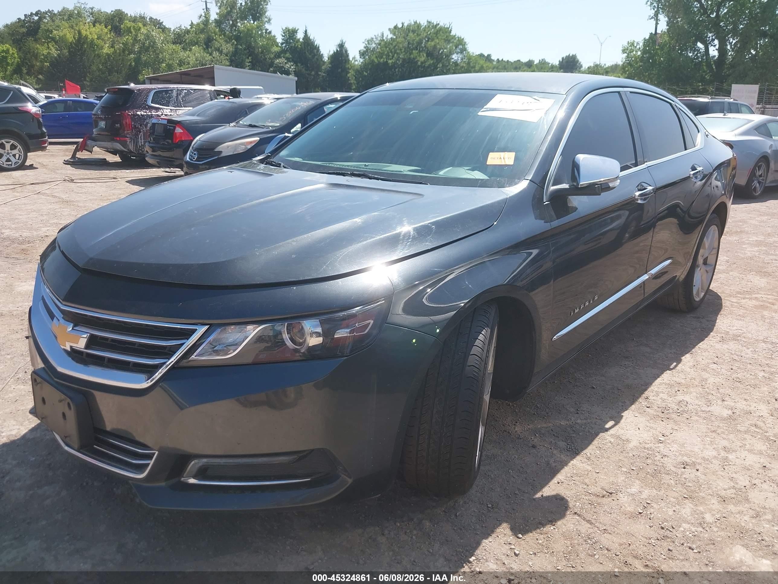 2015 Chevrolet Impala 2lz Black vin: 2G1165S31F9272684