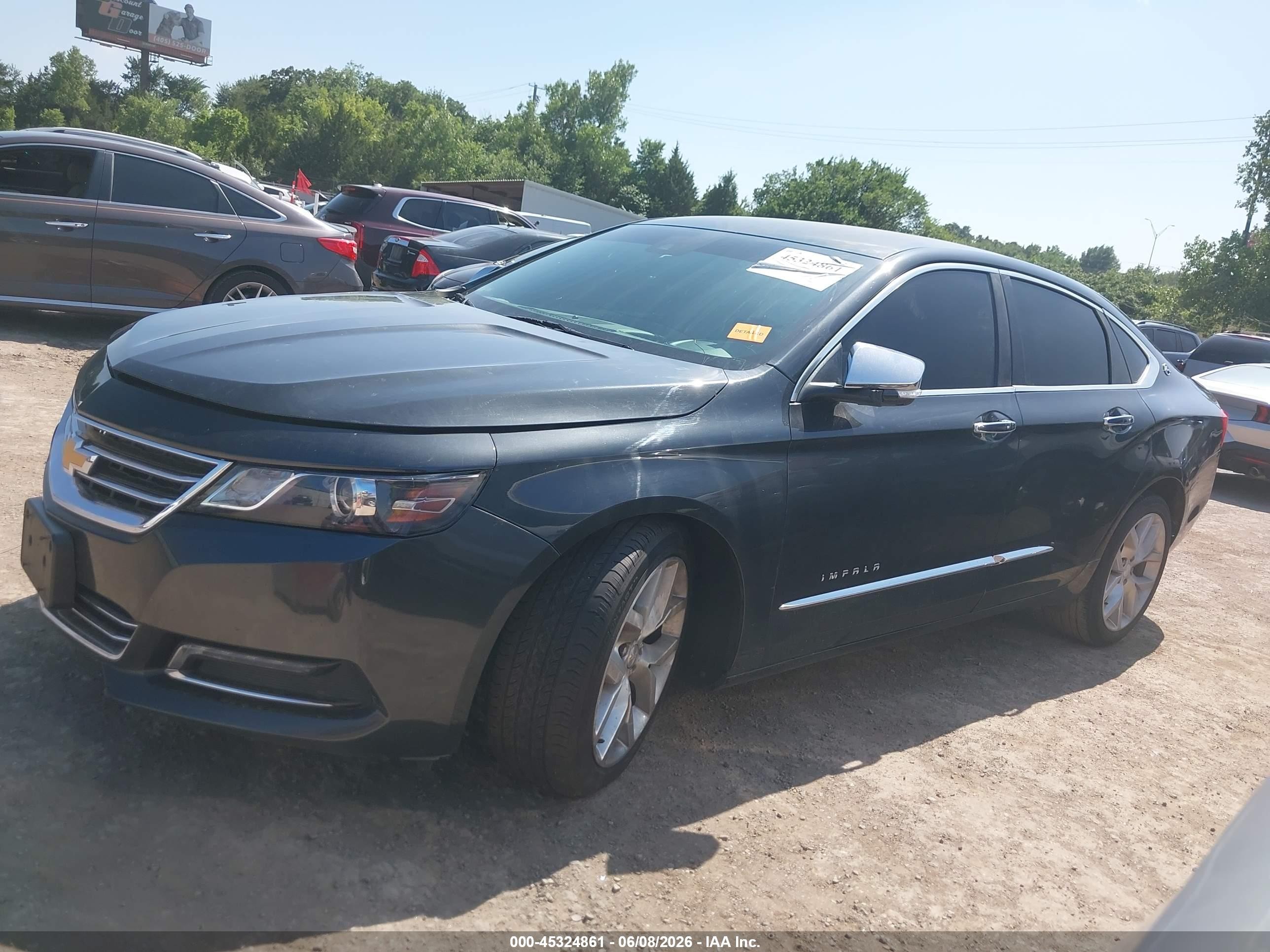 2015 Chevrolet Impala 2lz Black vin: 2G1165S31F9272684