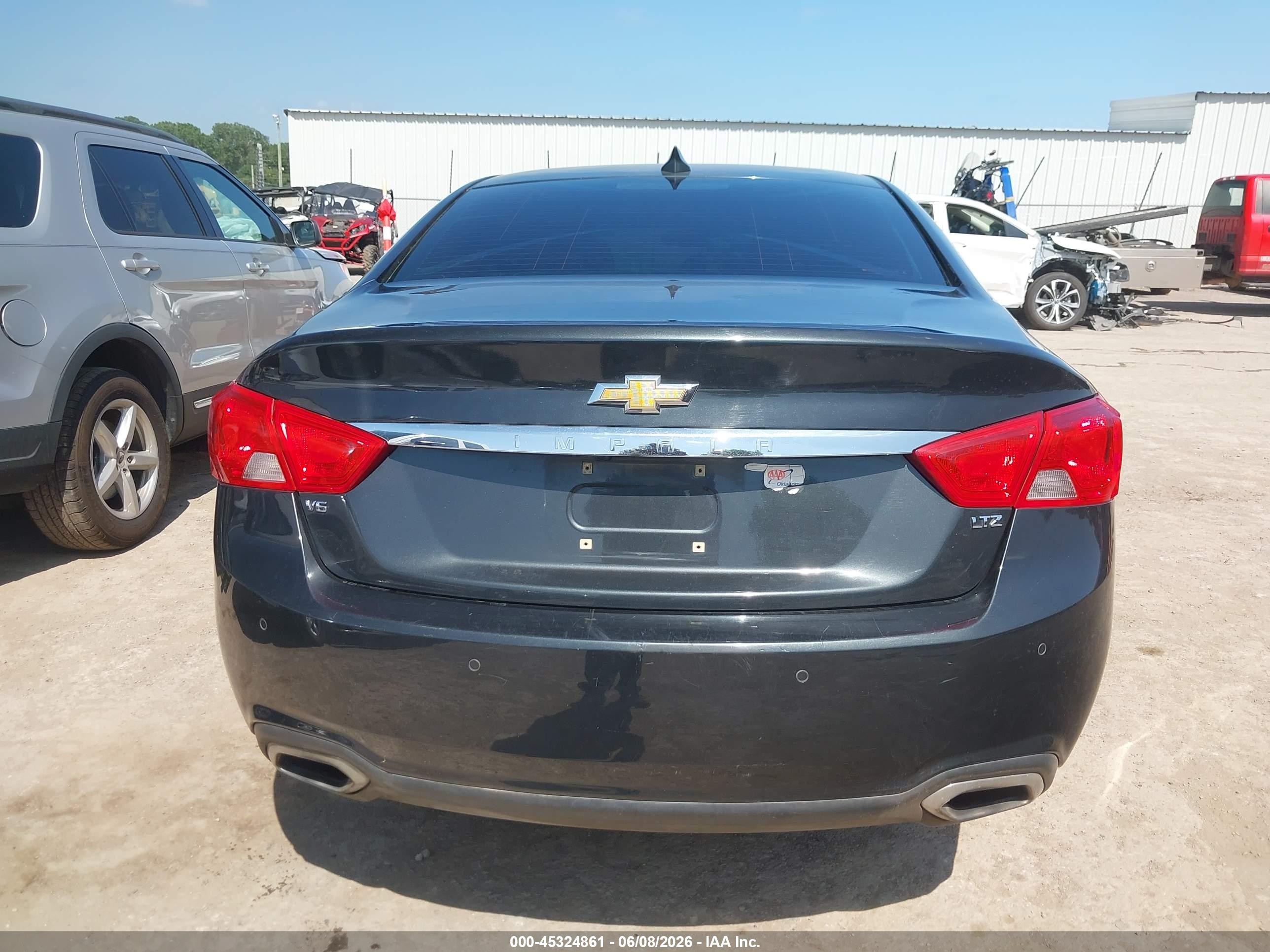 2015 Chevrolet Impala 2lz Black vin: 2G1165S31F9272684