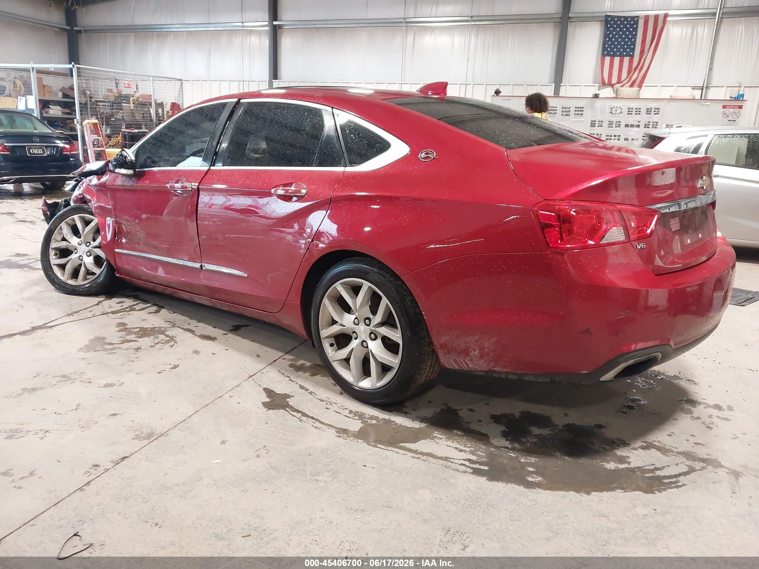 2015 Chevrolet Impala 2lz Red vin: 2G1165S32F9117867