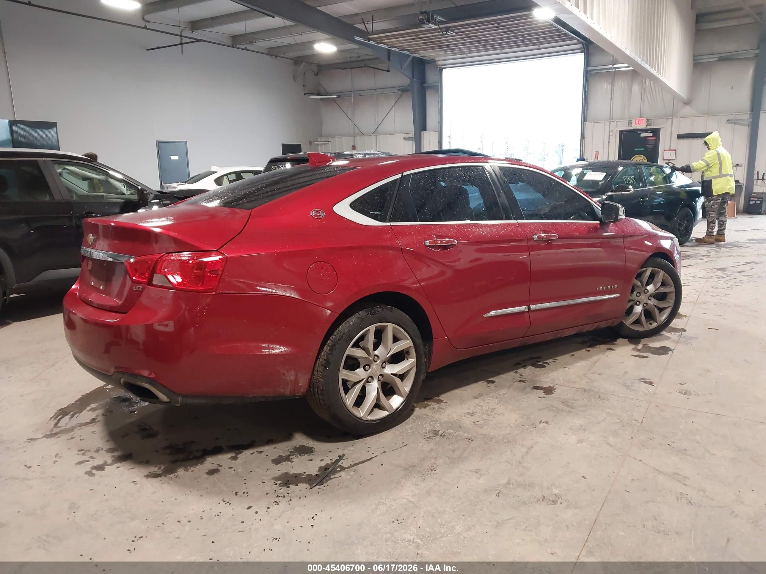 2015 Chevrolet Impala 2lz Red vin: 2G1165S32F9117867