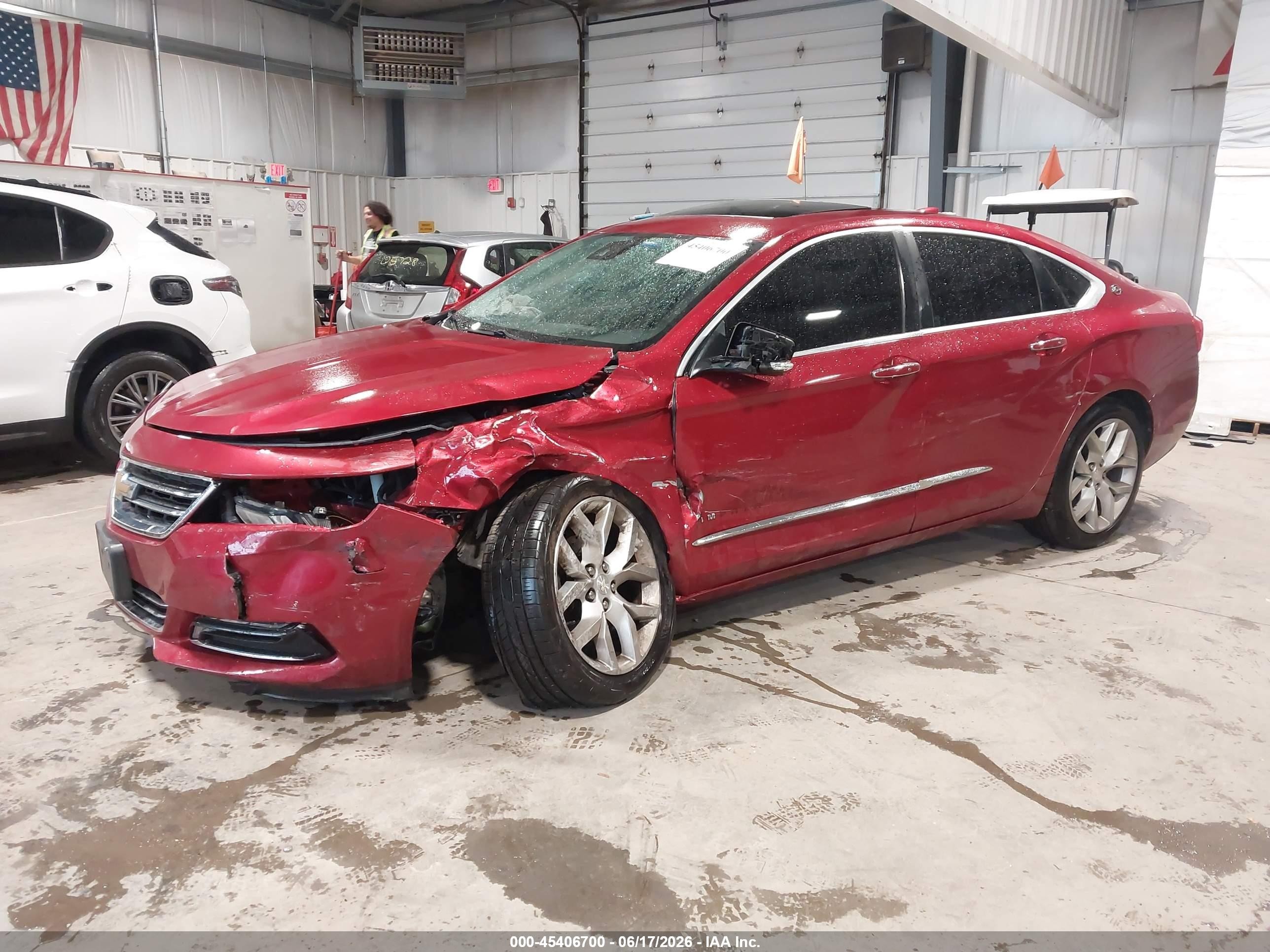 2015 Chevrolet Impala 2lz Red vin: 2G1165S32F9117867