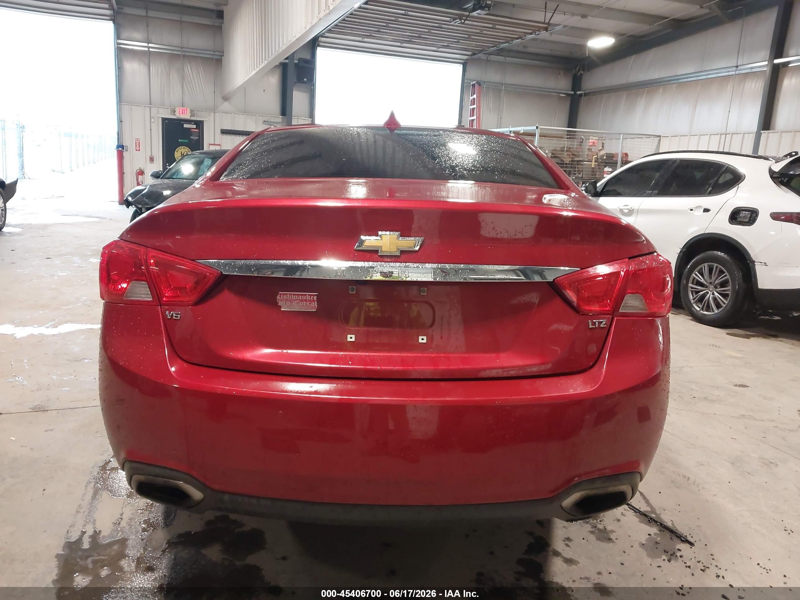 2015 Chevrolet Impala 2lz Red vin: 2G1165S32F9117867