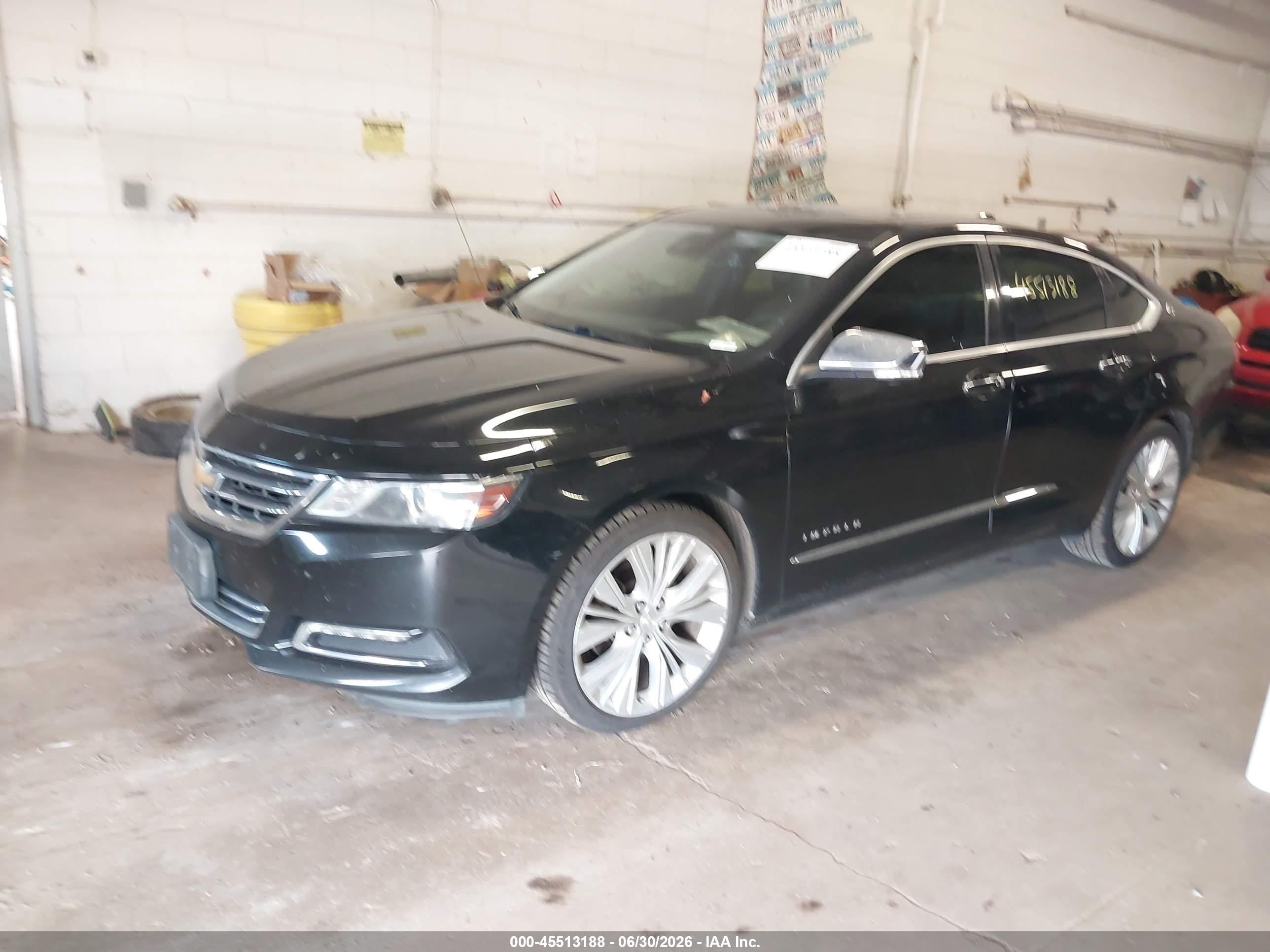 2015 Chevrolet Impala 2lz Black vin: 2G1165S32F9151923