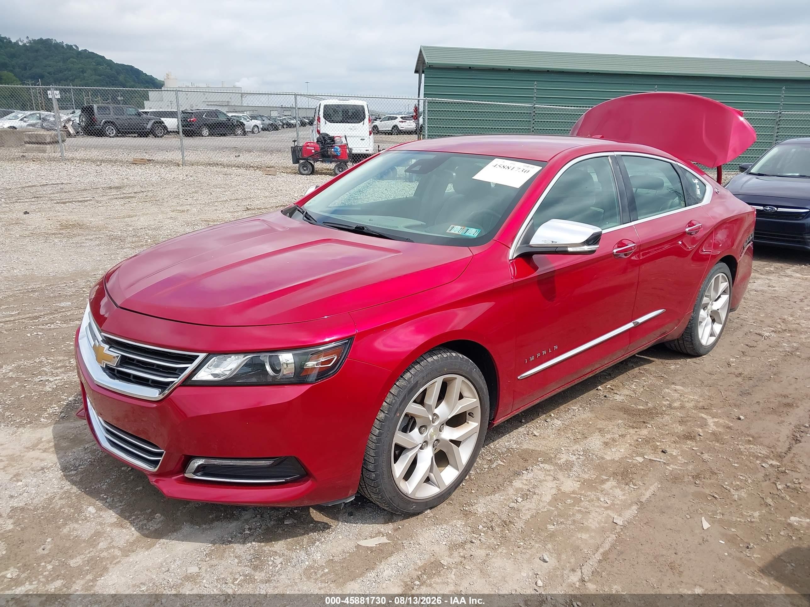 2015 Chevrolet Impala 2lz Red vin: 2G1165S32F9227589