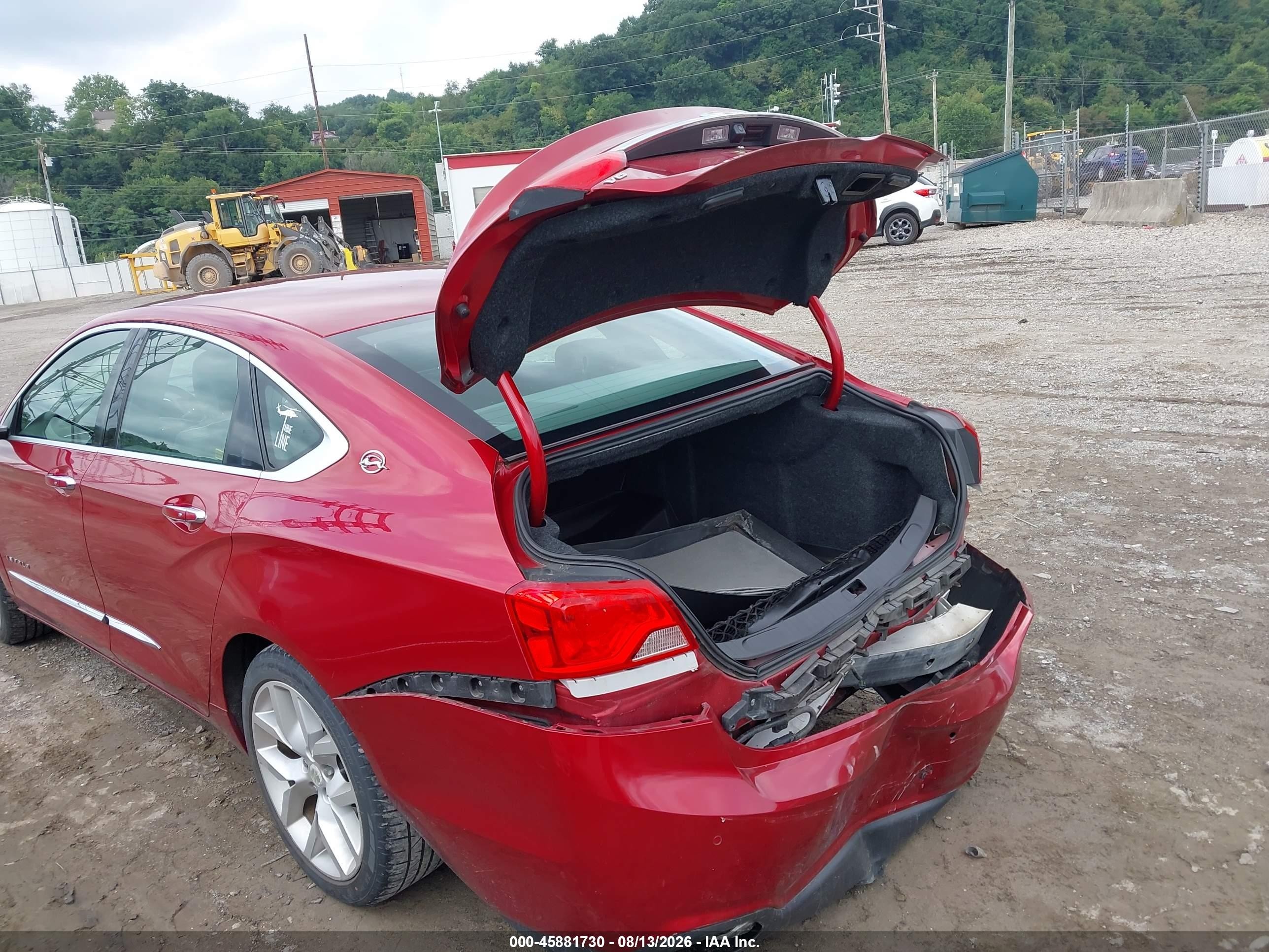 2015 Chevrolet Impala 2lz Red vin: 2G1165S32F9227589