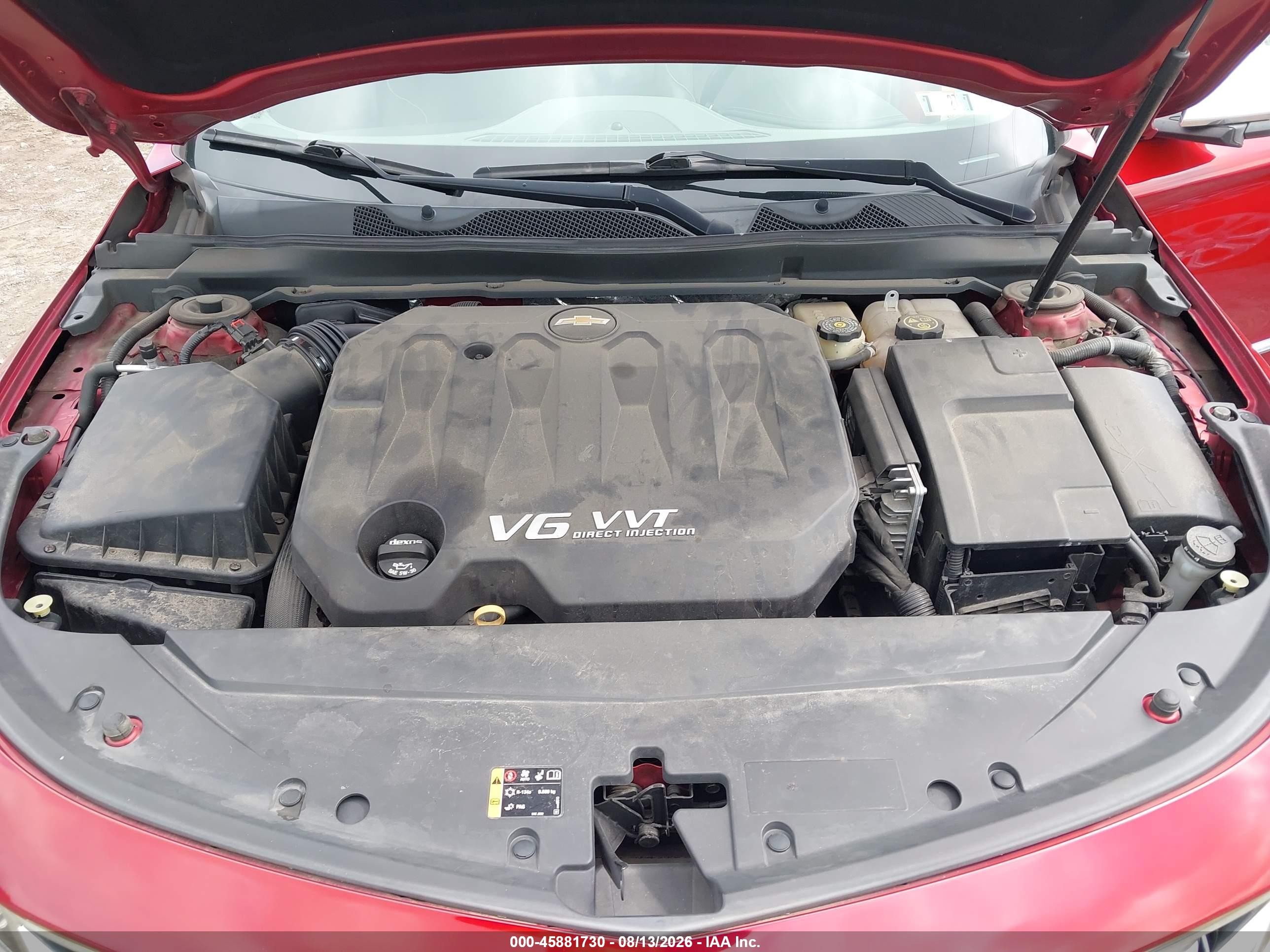 2015 Chevrolet Impala 2lz Red vin: 2G1165S32F9227589