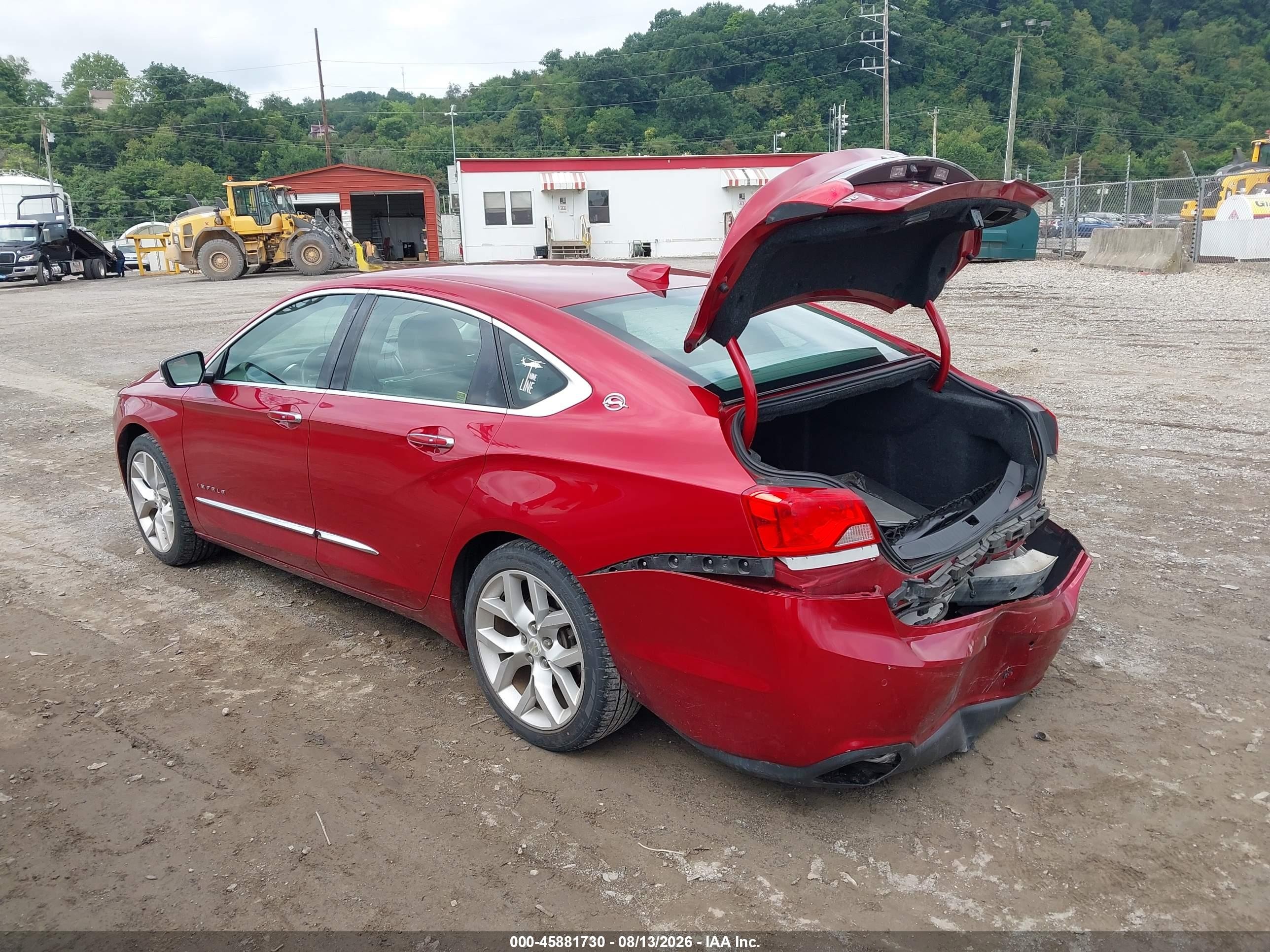 2015 Chevrolet Impala 2lz Red vin: 2G1165S32F9227589