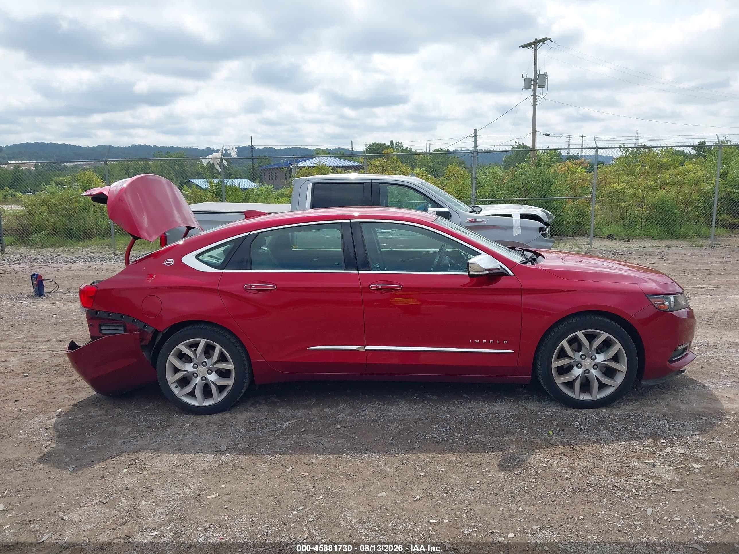 2015 Chevrolet Impala 2lz Red vin: 2G1165S32F9227589