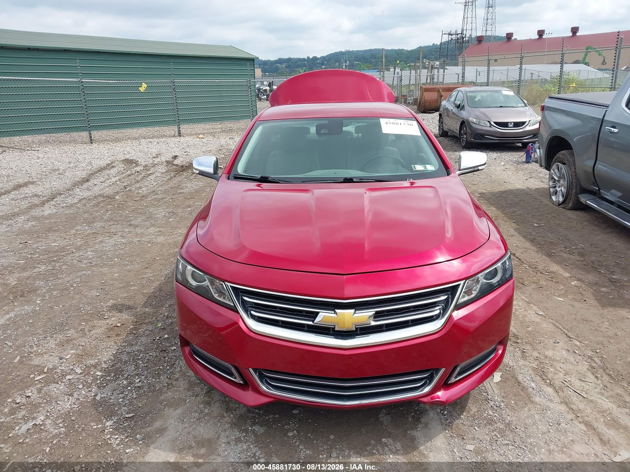 2015 Chevrolet Impala 2lz Red vin: 2G1165S32F9227589