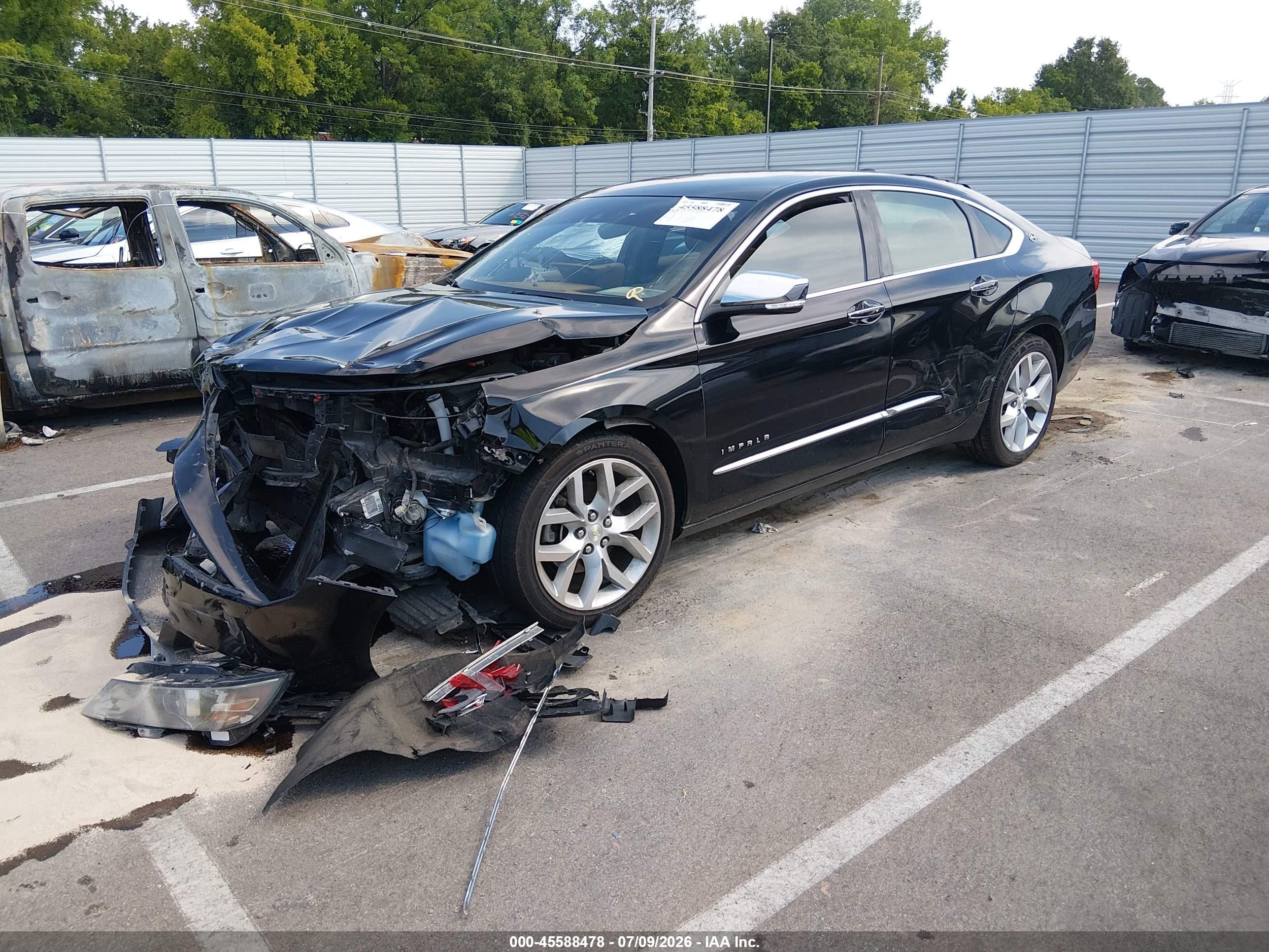2015 Chevrolet Impala 2lz Black vin: 2G1165S33F9117649